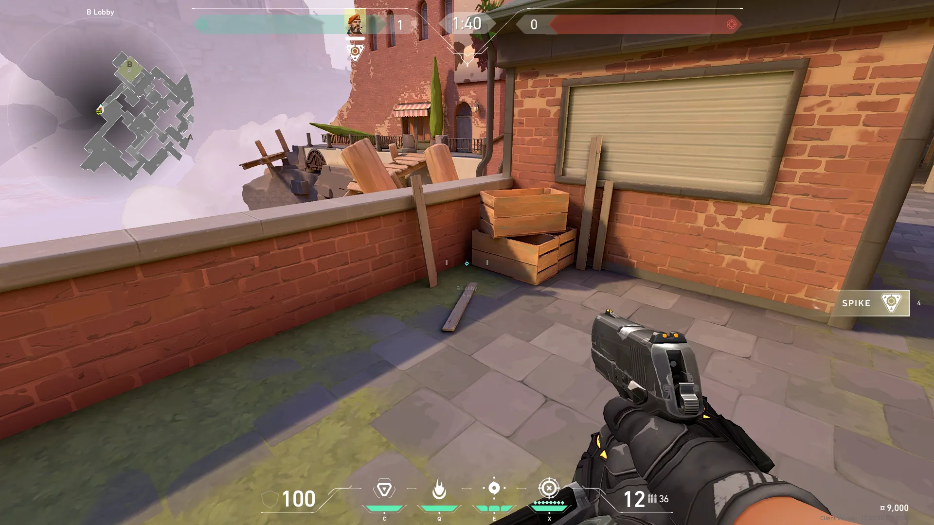Brimstone Incendiary on Ascent Attack Site B — step 2 of 5: Aim — line up the shot