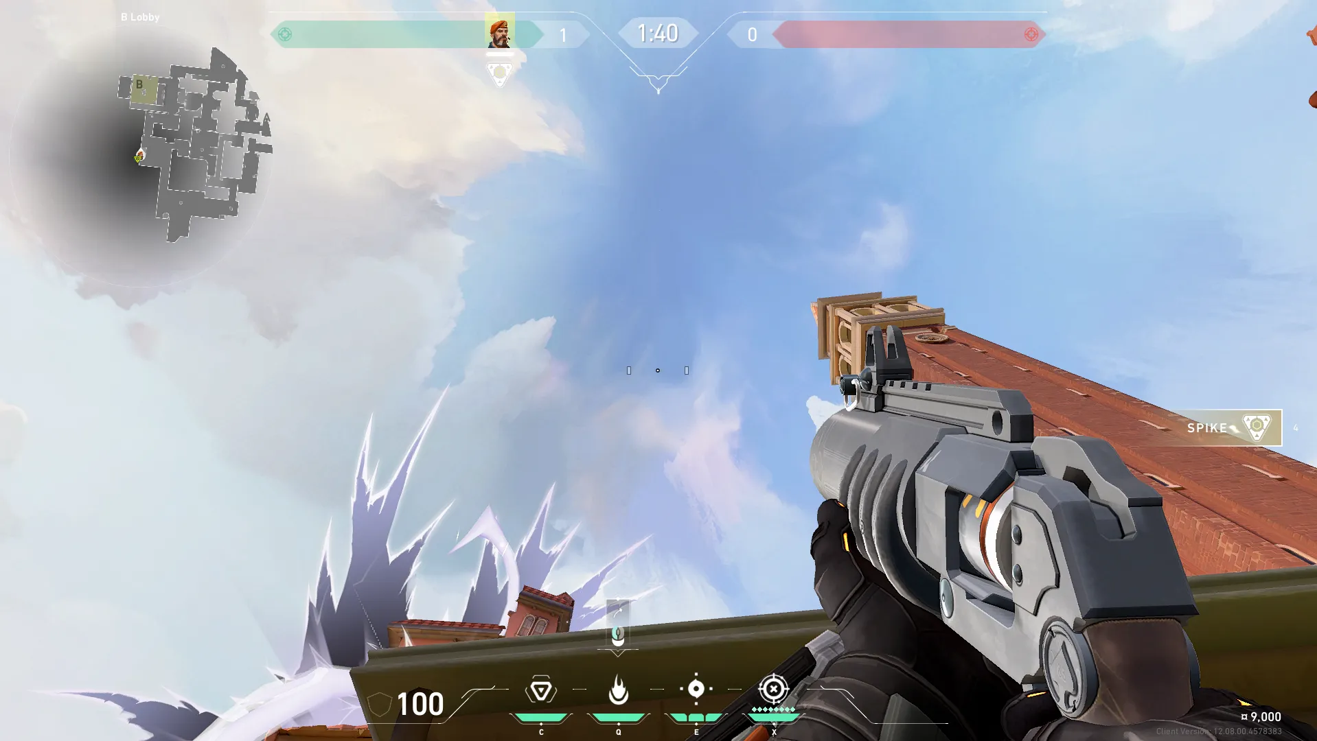 Brimstone Incendiary on Ascent Attack Site B — step 3 of 5: Aim — line up the shot