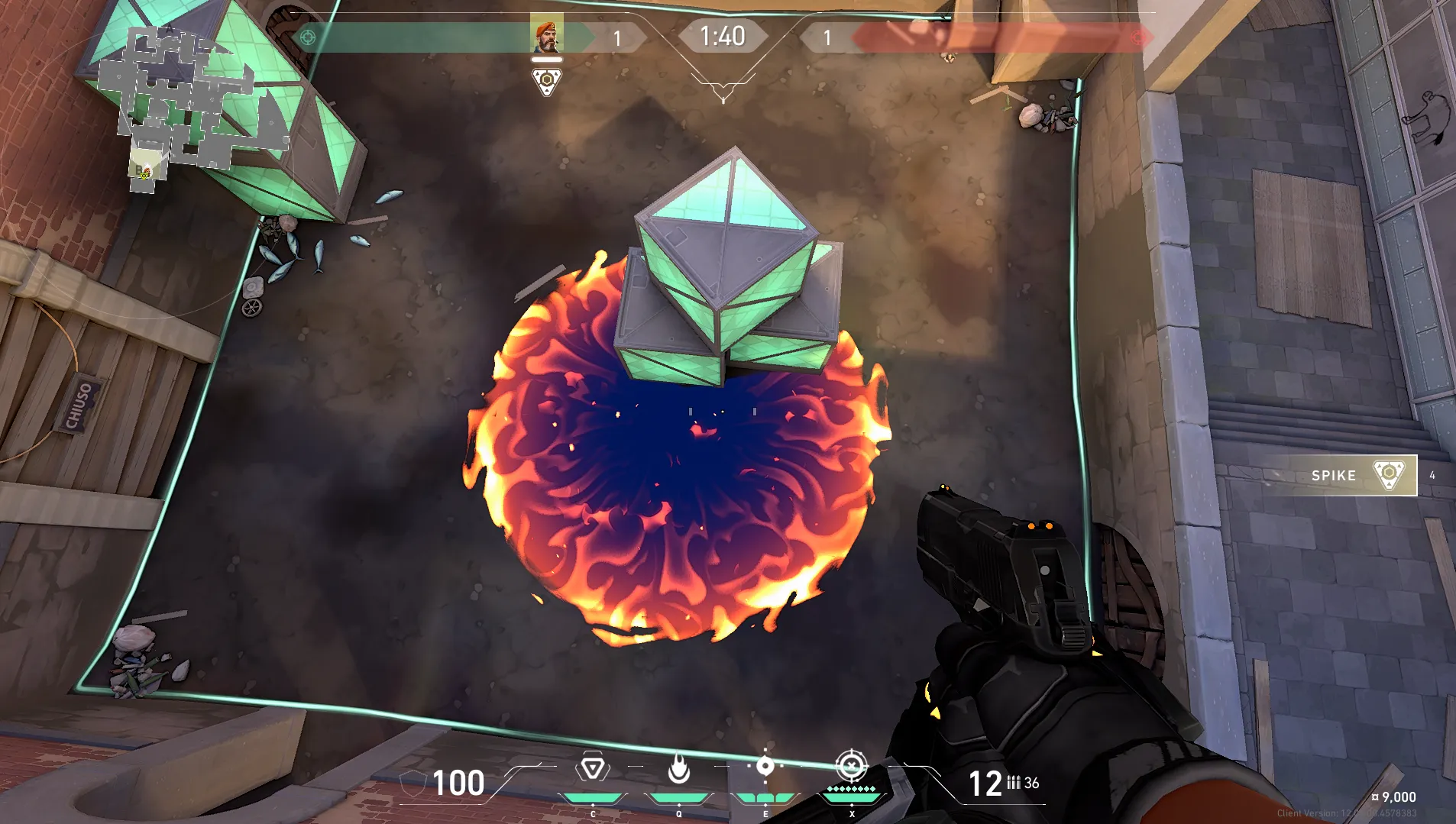 Brimstone Incendiary on Ascent Attack Site B — step 5 of 5: Result