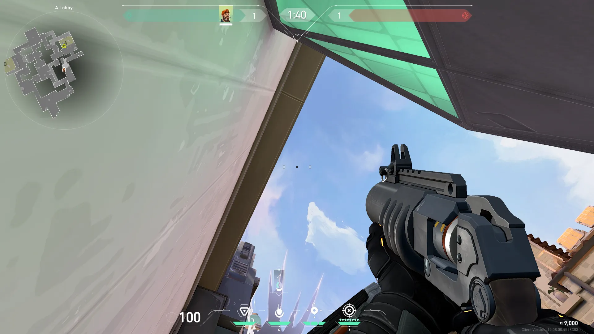 Brimstone Incendiary on Ascent Attack Site A — step 3 of 5: Aim — line up the shot