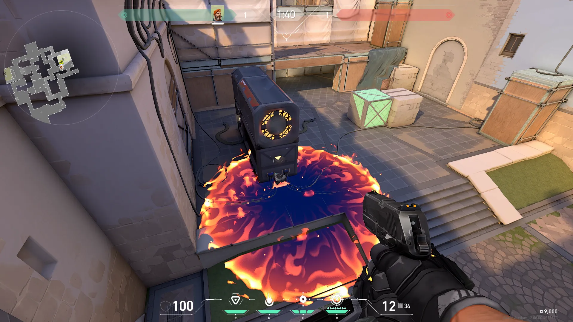 Brimstone Incendiary on Ascent Attack Site A — step 5 of 5: Result