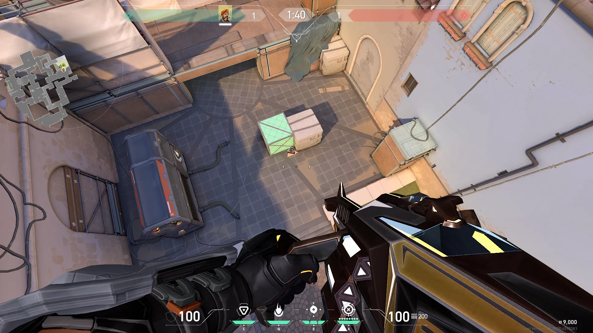 Brimstone Incendiary on Ascent Attack Site A — step 1 of 5: Position — where to stand