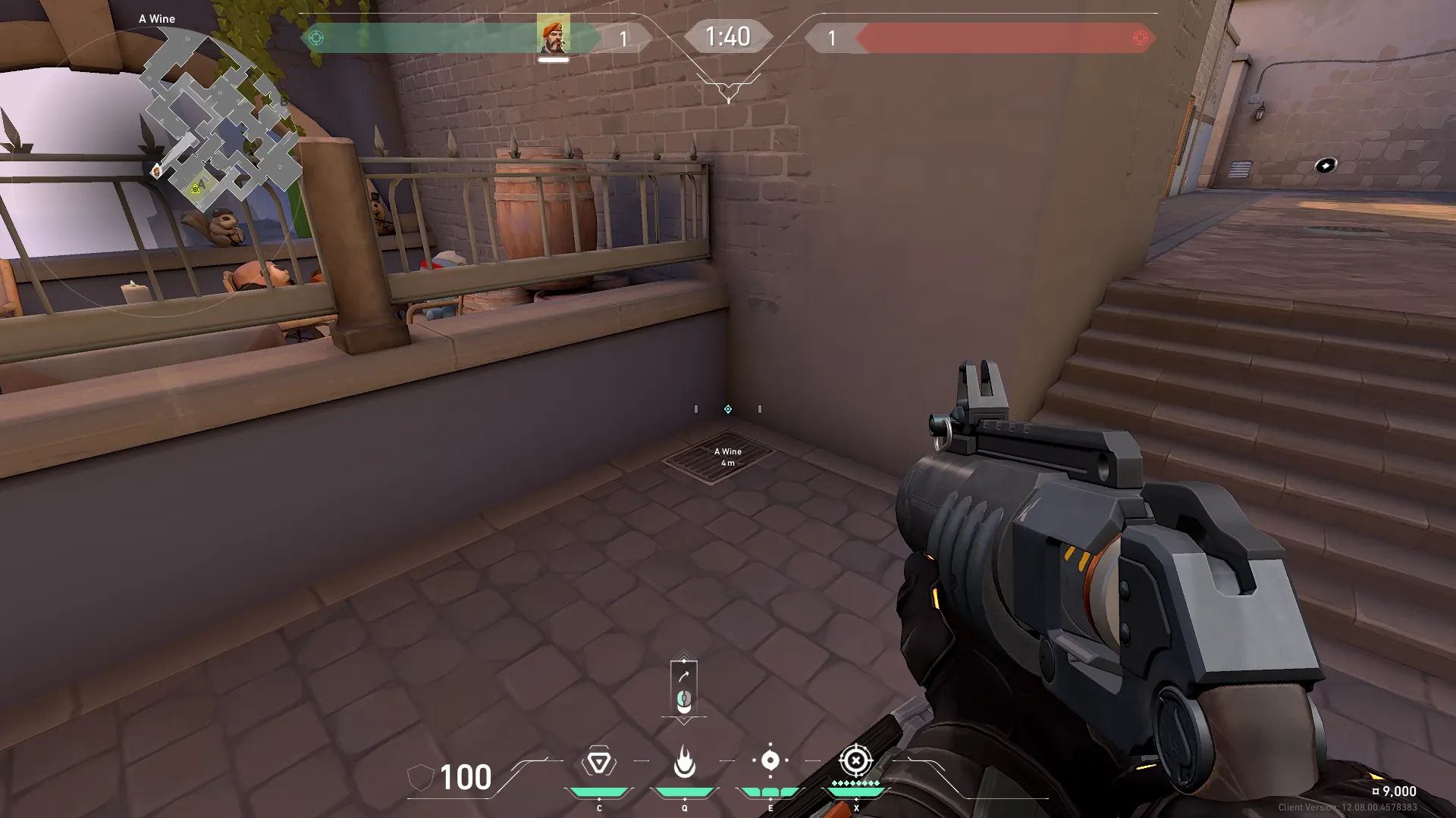 Brimstone Incendiary on Ascent Attack Site A — step 2 of 5: Aim — line up the shot