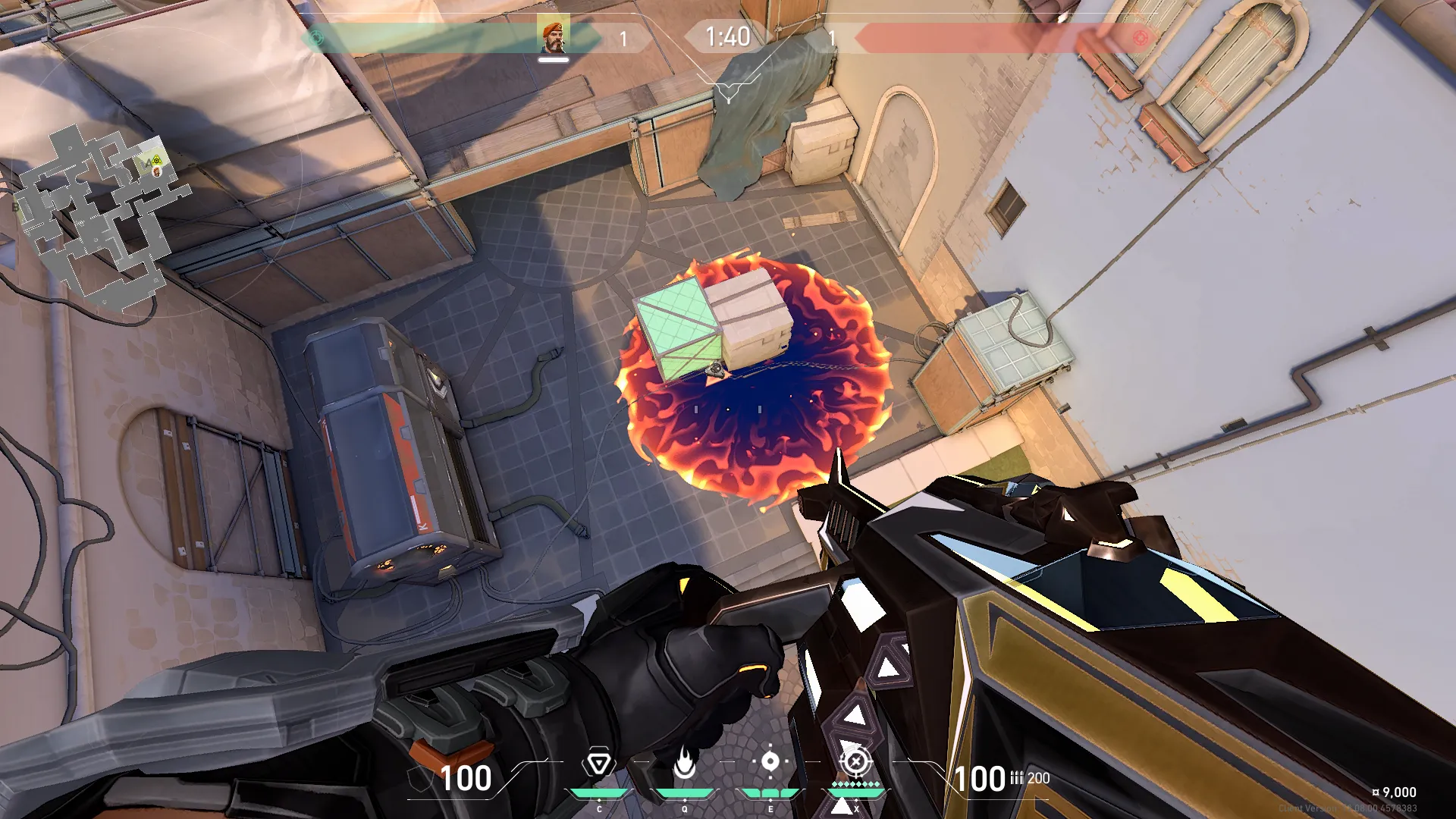 Brimstone Incendiary on Ascent Attack Site A — step 5 of 5: Result