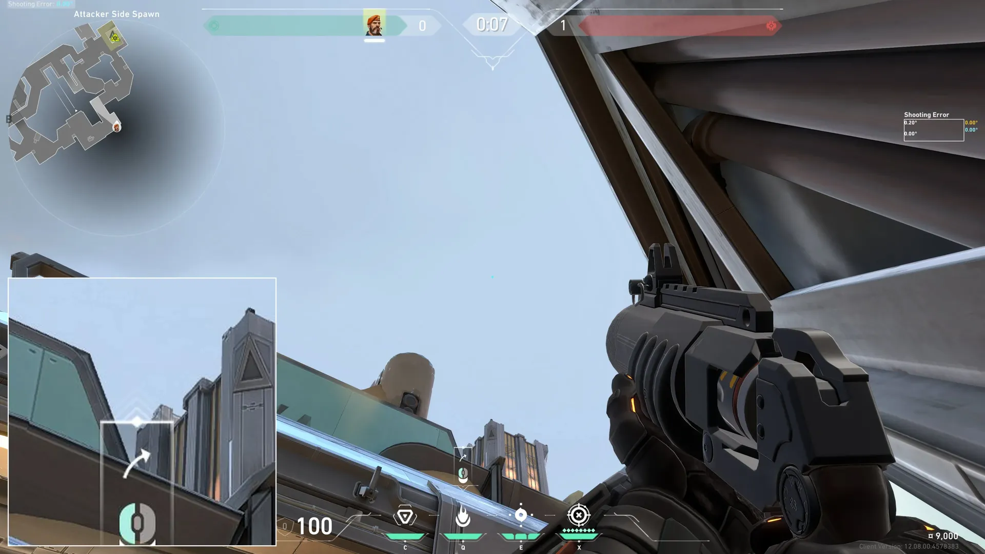 Brimstone Incendiary on Fracture Attack Site A — step 2 of 3: Aim — line up the shot