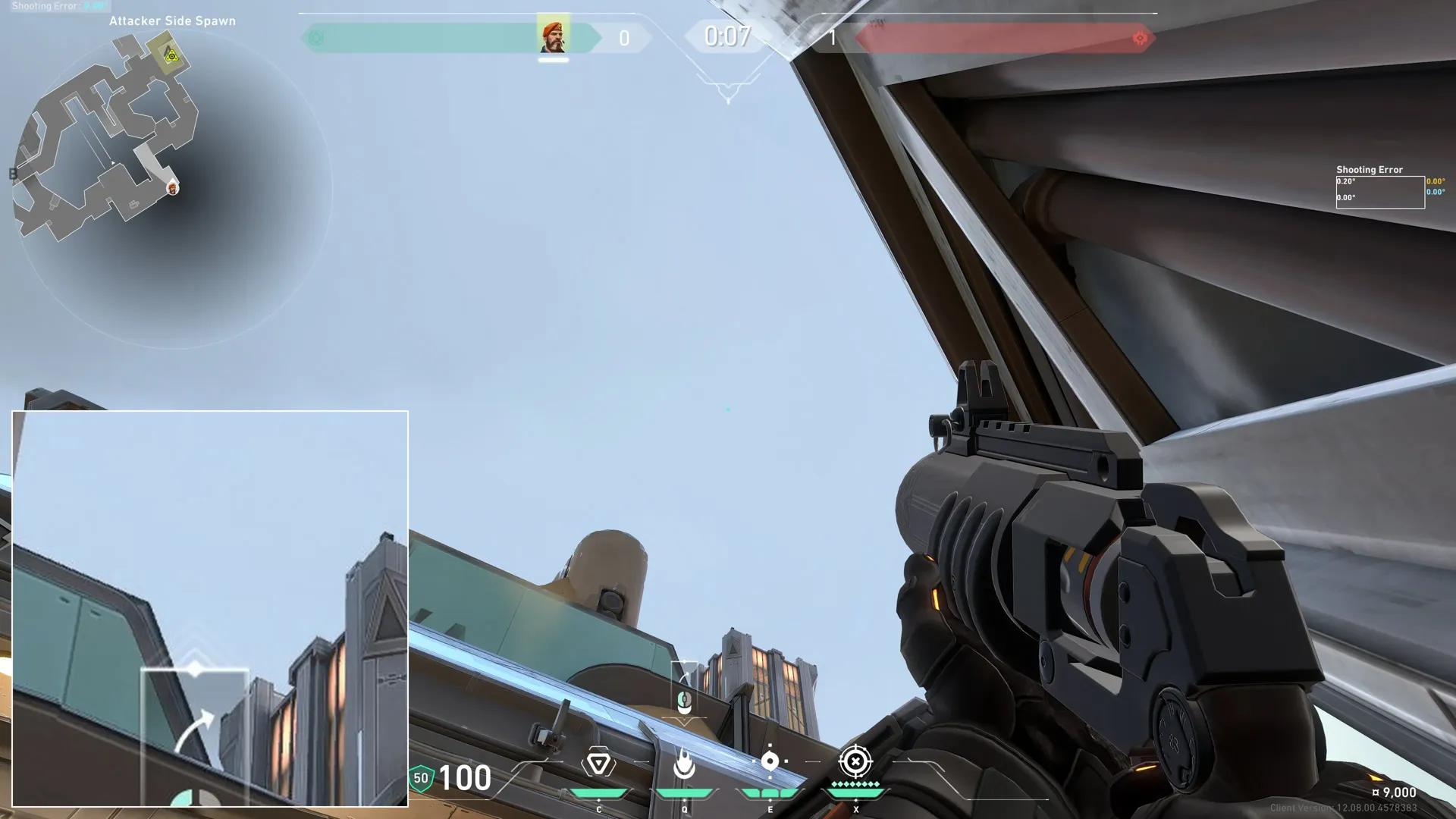 Brimstone Incendiary on Fracture Attack Site A — step 2 of 3: Aim — line up the shot