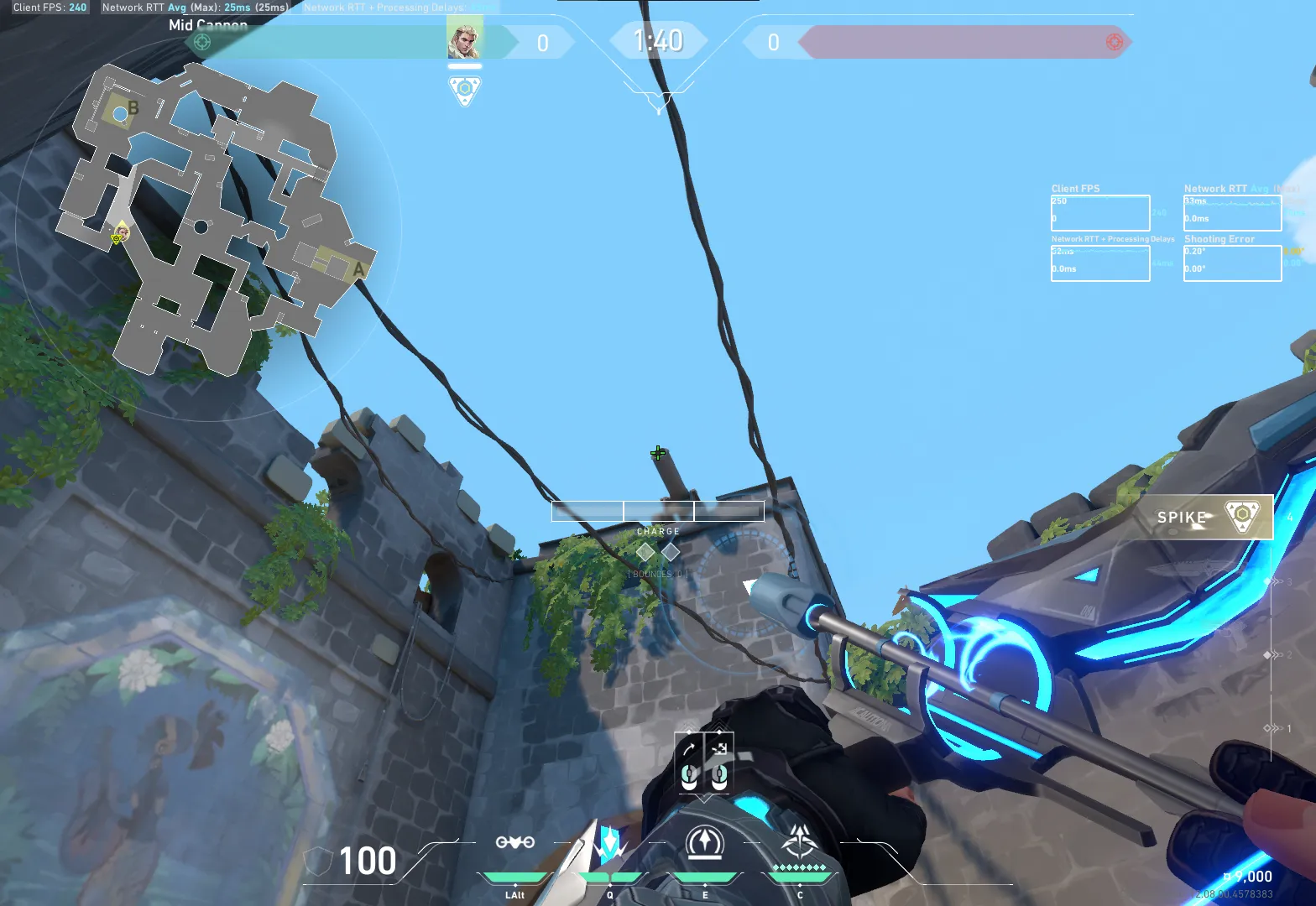 Sova Recon Bolt on Breeze Attack Site B — step 2 of 4: Aim — line up the shot