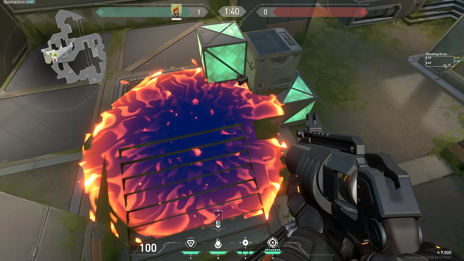 Brimstone Incendiary on Fracture Attack Site B — step 3 of 3: Result