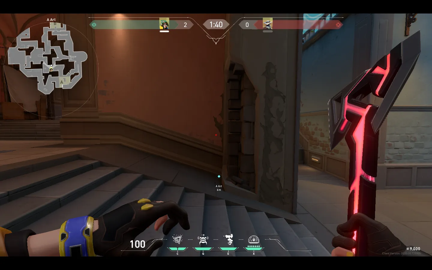 Killjoy Nanoswarm on Pearl Attack Site A — step 1 of 3: Position — where to stand