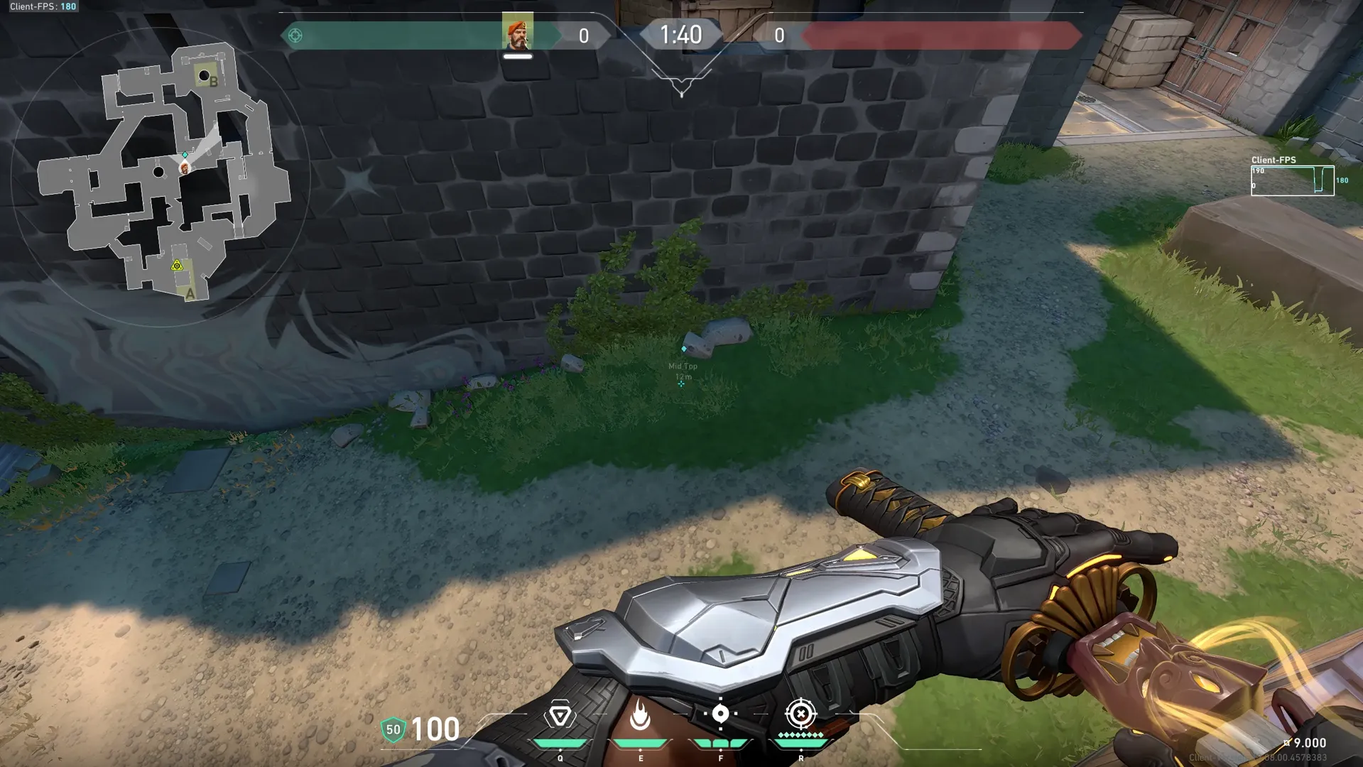 Brimstone Incendiary on Breeze Attack Site A — step 1 of 3: Position — where to stand
