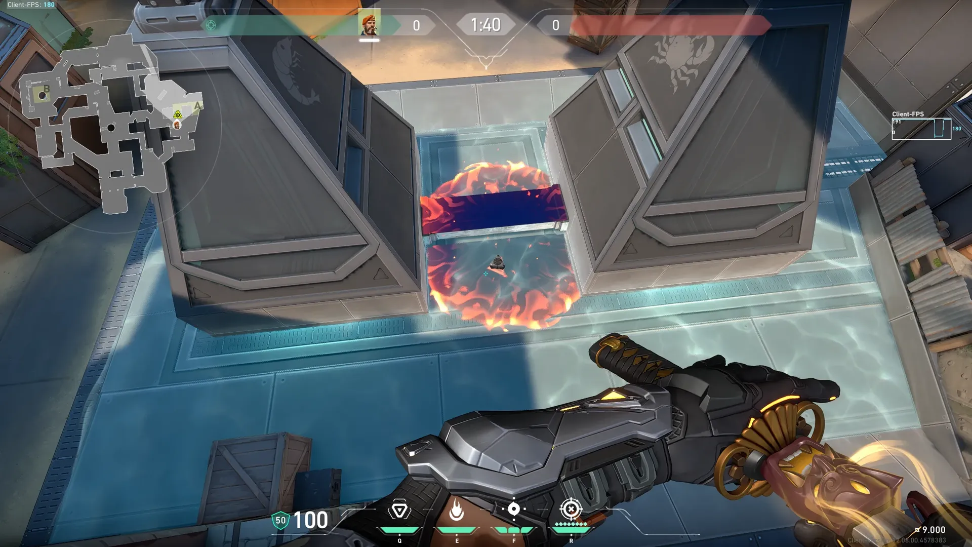 Brimstone Incendiary on Breeze Attack Site A — step 3 of 3: Result