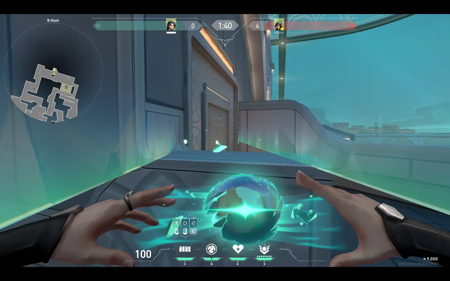 Sage Barrier Orb on Pearl Attack Site B — step 2 of 4: Aim — line up the shot