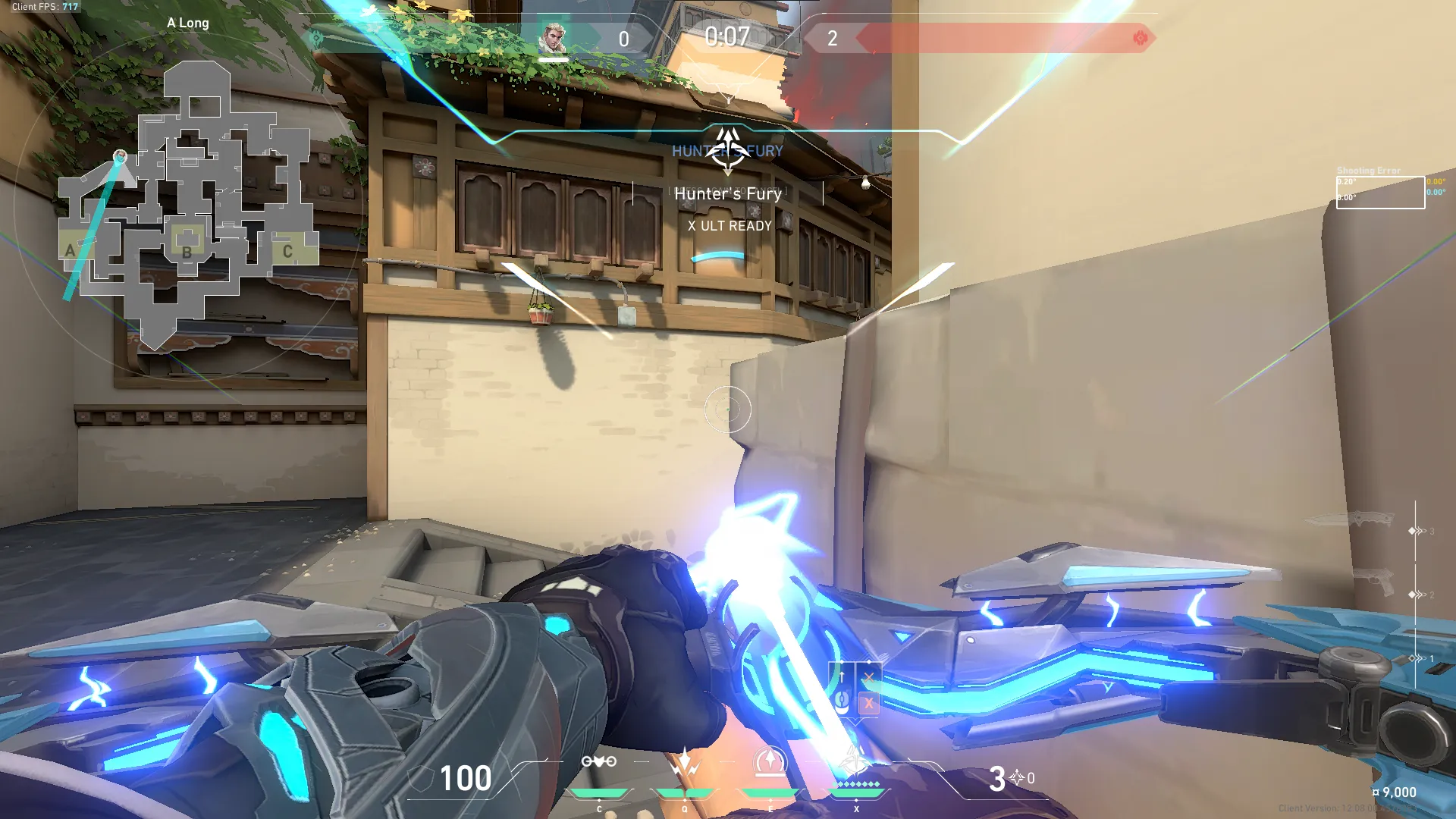 Sova Shock Bolt on Haven Attack Site A — step 1 of 4: Position — where to stand