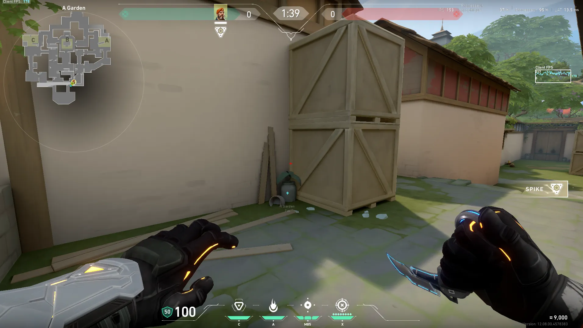 Brimstone Incendiary on Haven Attack Site A — step 1 of 3: Position — where to stand
