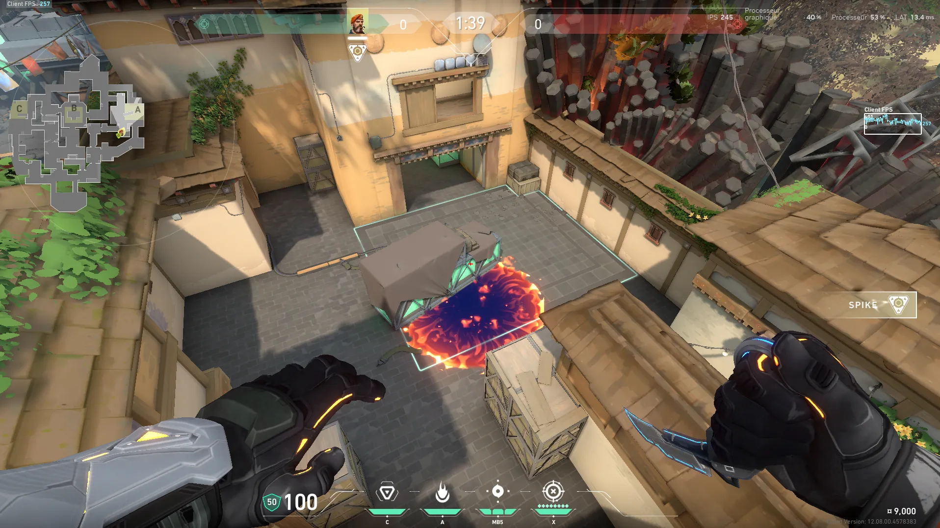 Brimstone Incendiary on Haven Attack Site A — step 3 of 3: Result