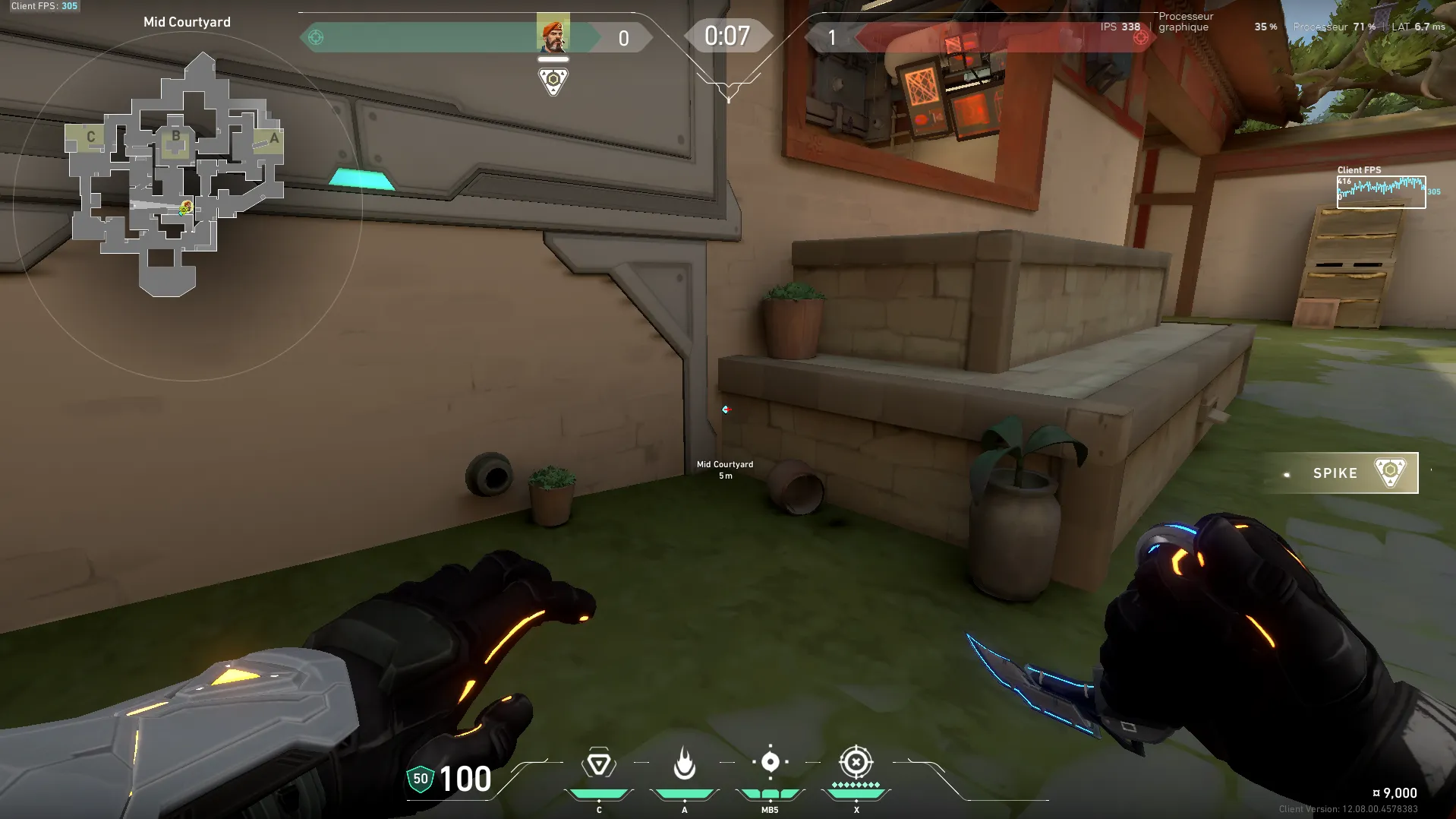 Brimstone Incendiary on Haven Attack Site A — step 1 of 3: Position — where to stand