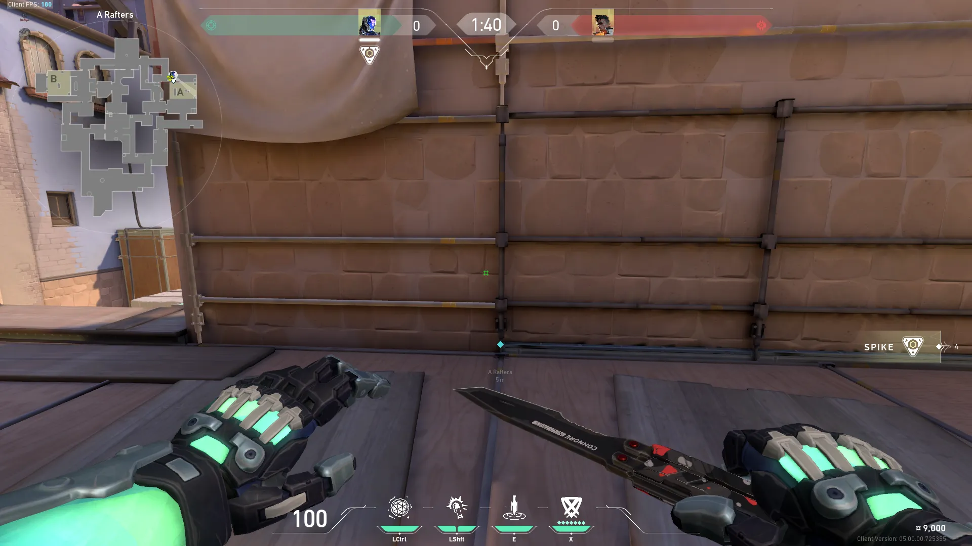KAY/O Flash_Drive on Ascent Defense Site A — step 1 of 3: Position — where to stand