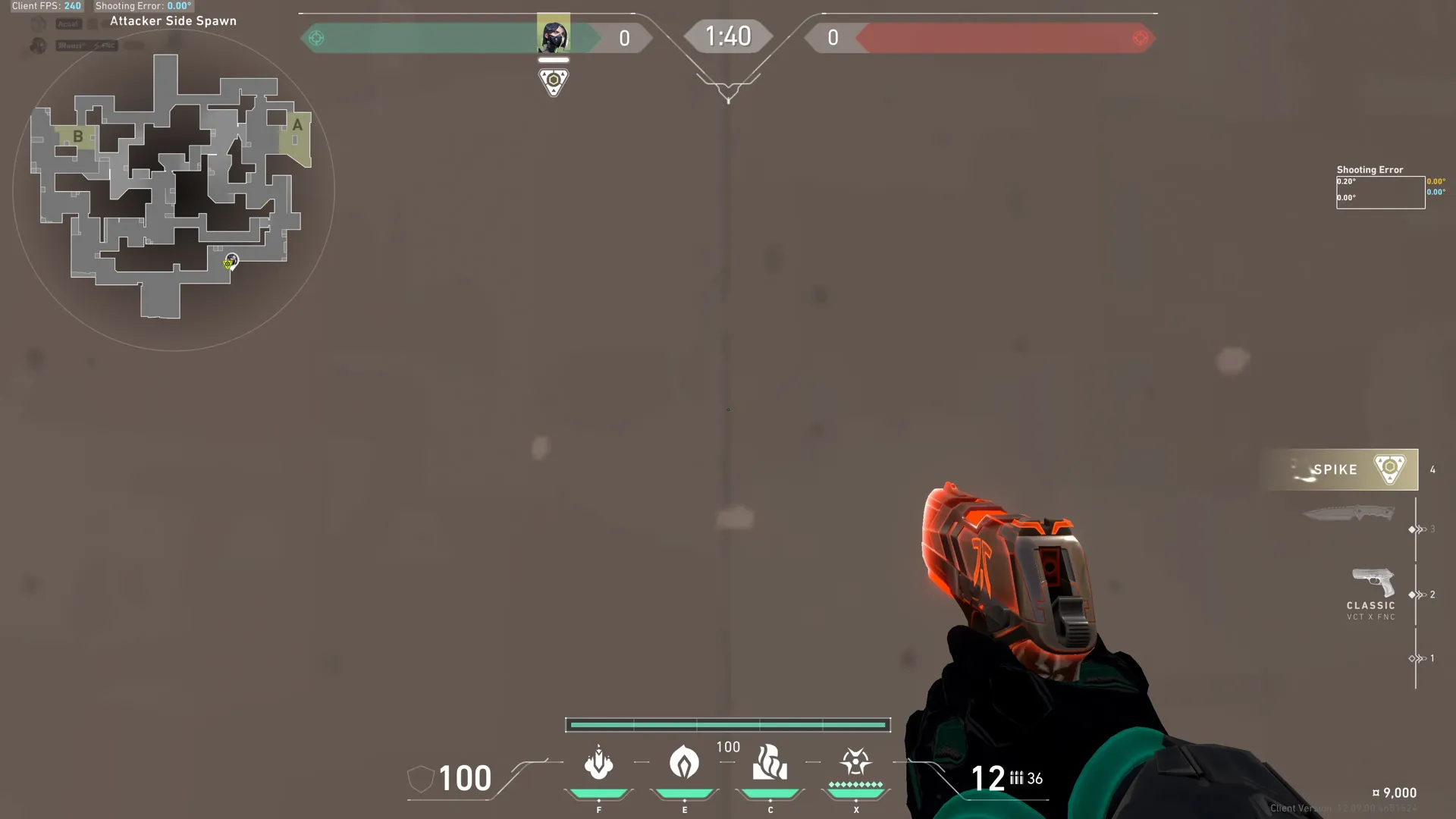 Viper Poison Cloud on Split Attack Mid — step 2 of 6: Aim — line up the shot