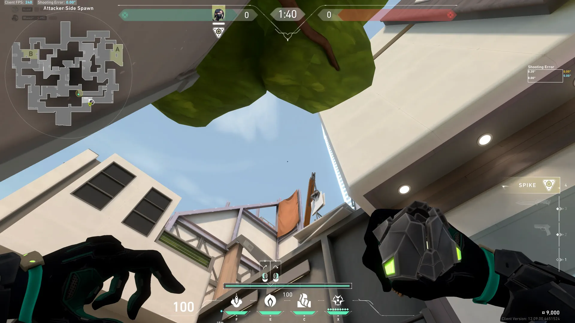 Viper Poison Cloud on Split Attack Mid — step 3 of 6: Aim — line up the shot