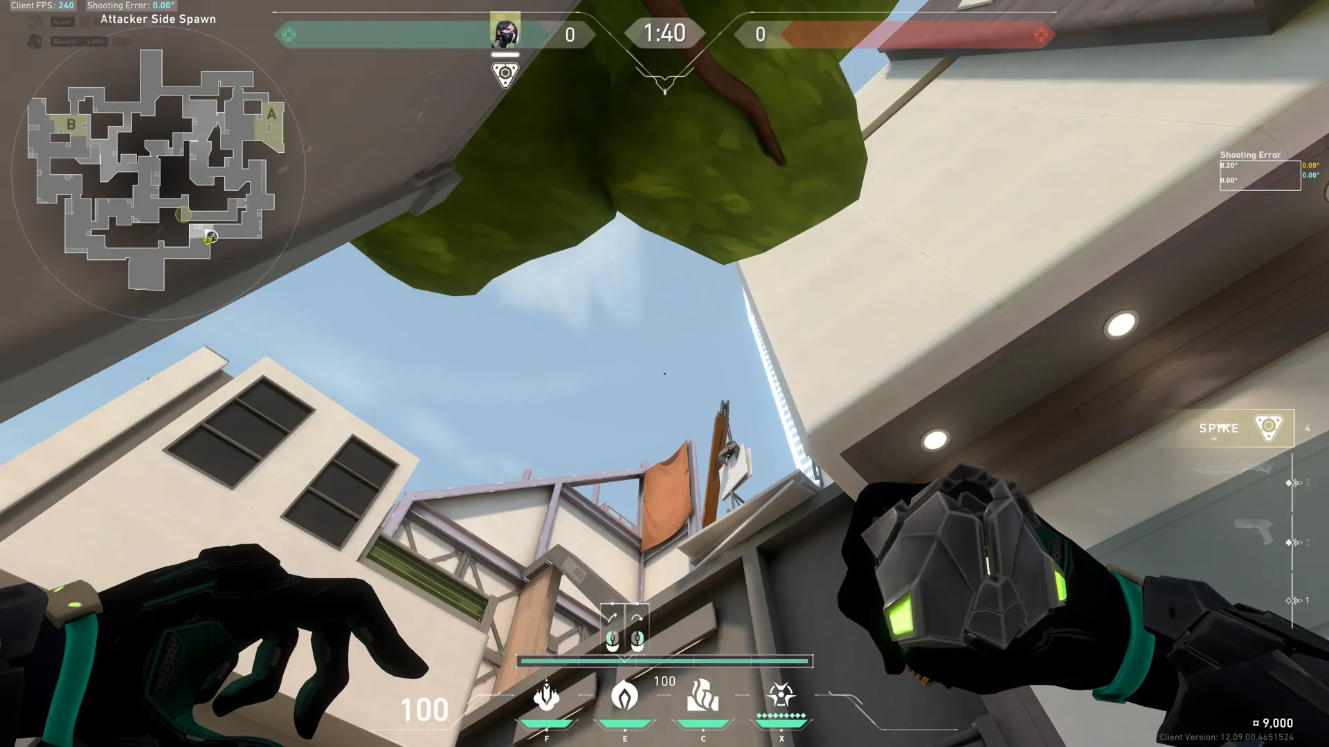 Viper Poison Cloud on Split Attack Mid — step 4 of 6: Aim — line up the shot