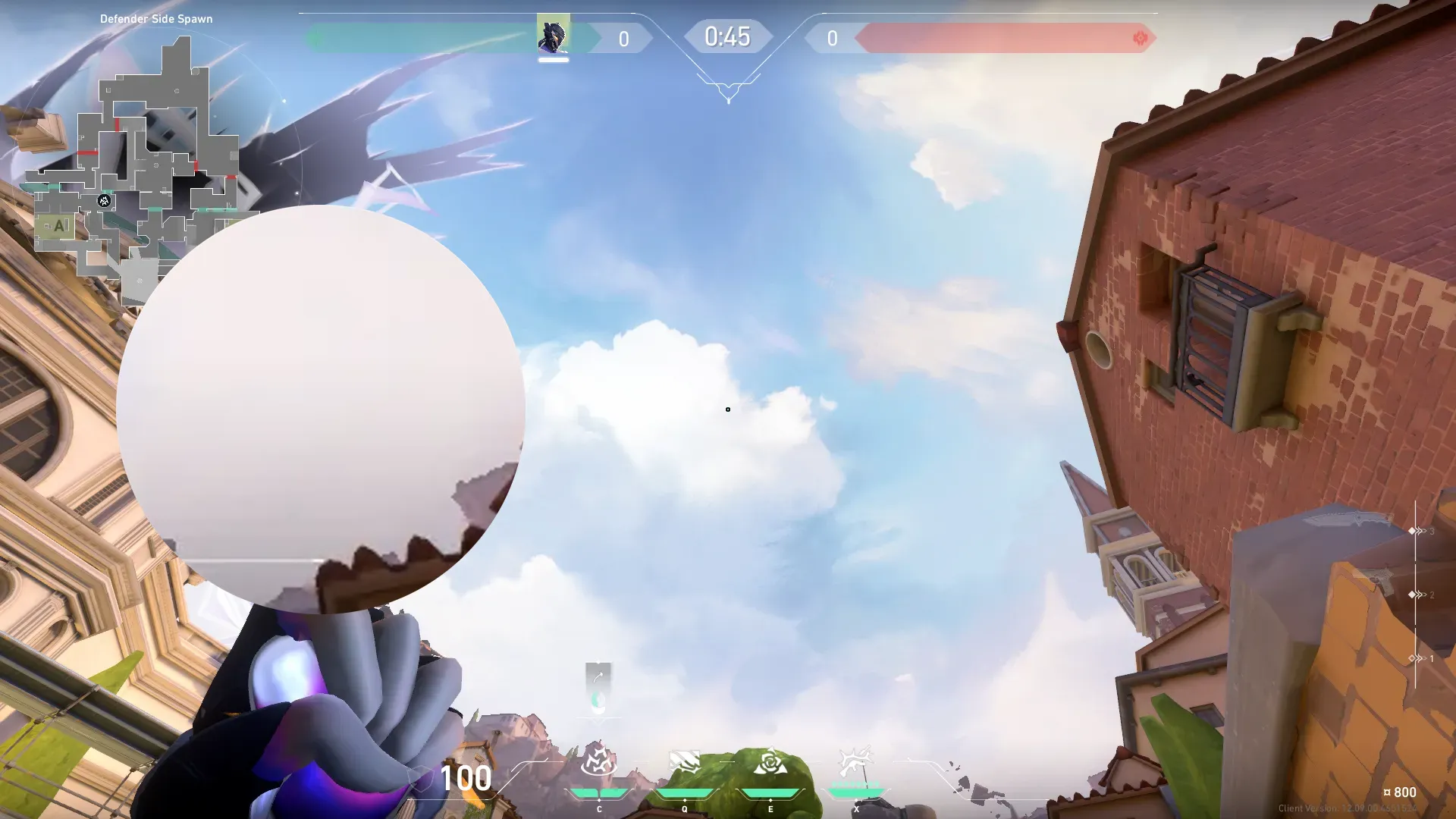 Vyse Razorvine on Ascent Defense Site A — step 2 of 3: Aim — line up the shot