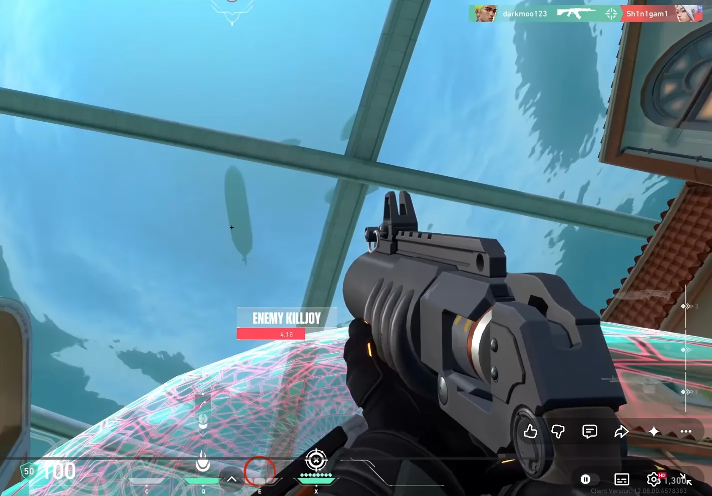 Brimstone Incendiary on Pearl Attack Site B — step 2 of 3: Aim — line up the shot