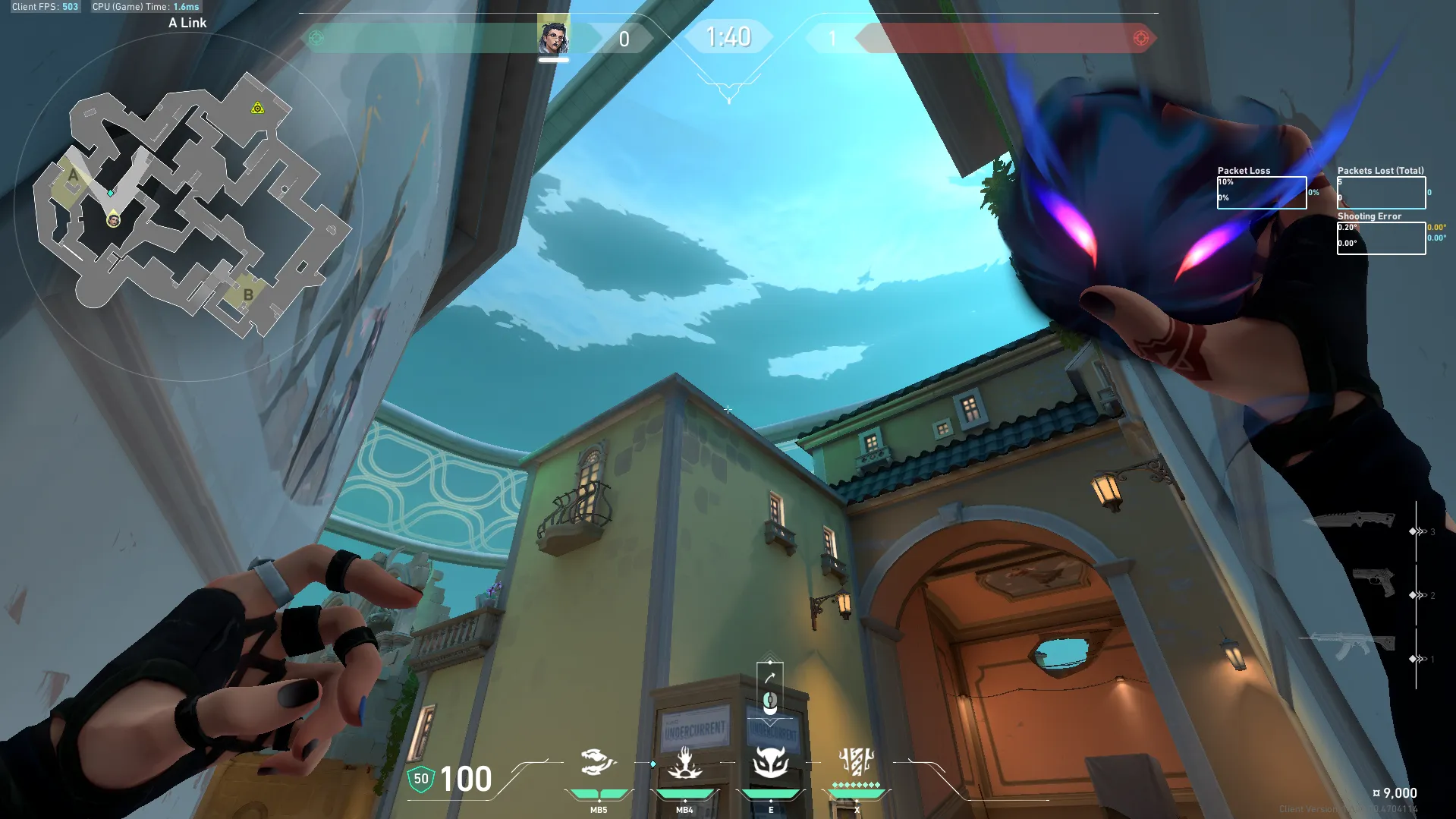 Fade Haunt on Pearl Defense Site A — step 2 of 2: Result