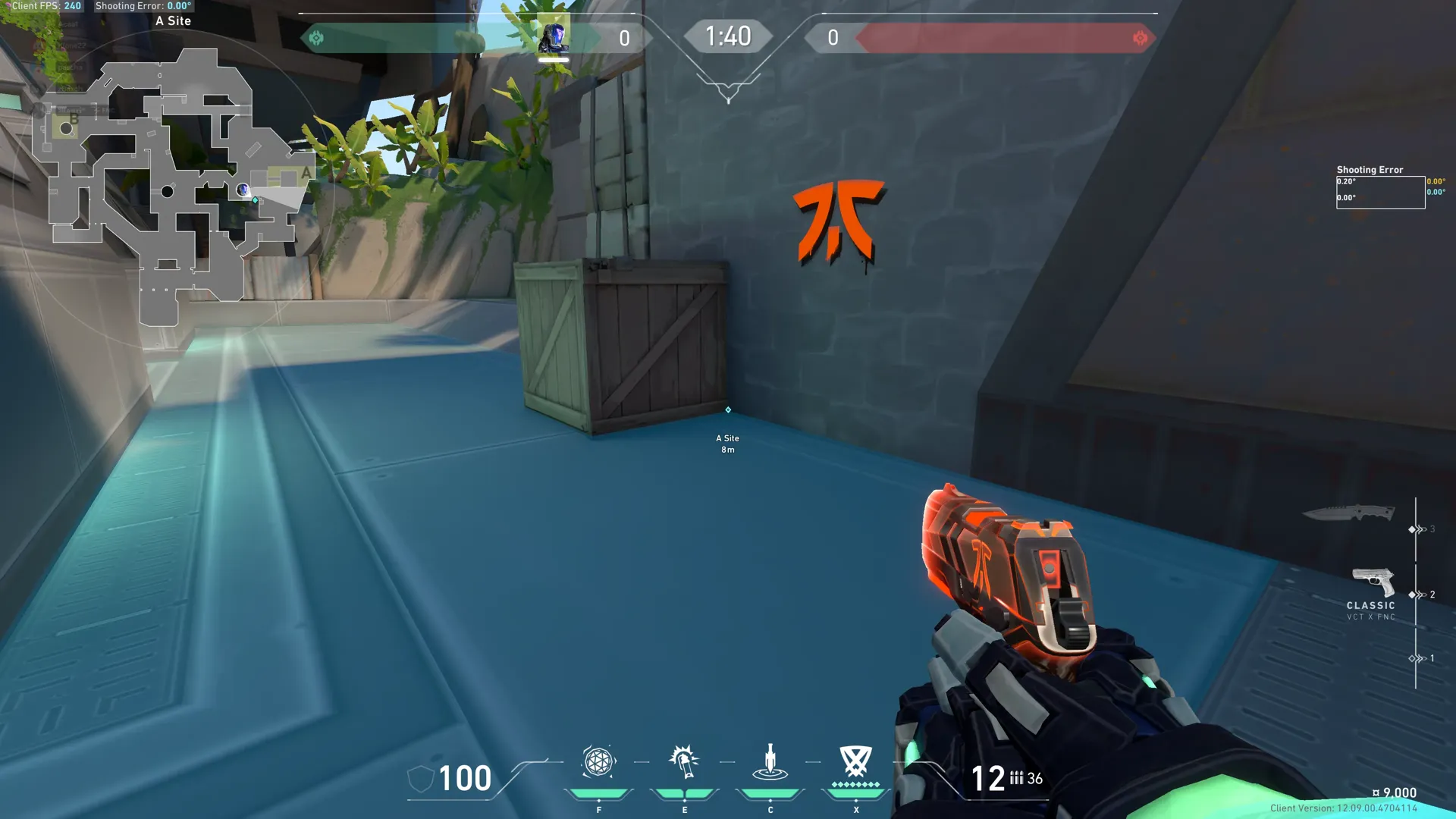 KAY/O Frag_Ment on Breeze Defense Site A — step 1 of 4: Position — where to stand