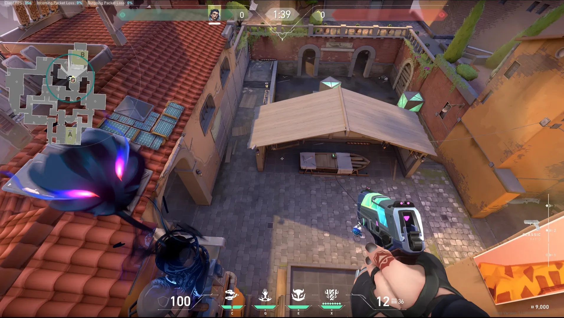 Defensive B Main Eye From B Stairs — Fade lineup on Ascent