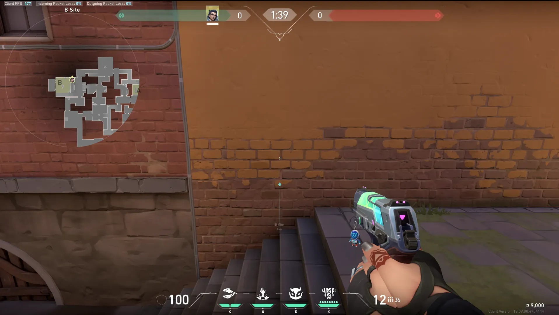 Fade Haunt on Ascent Defense Site B — step 2 of 6: Aim — line up the shot