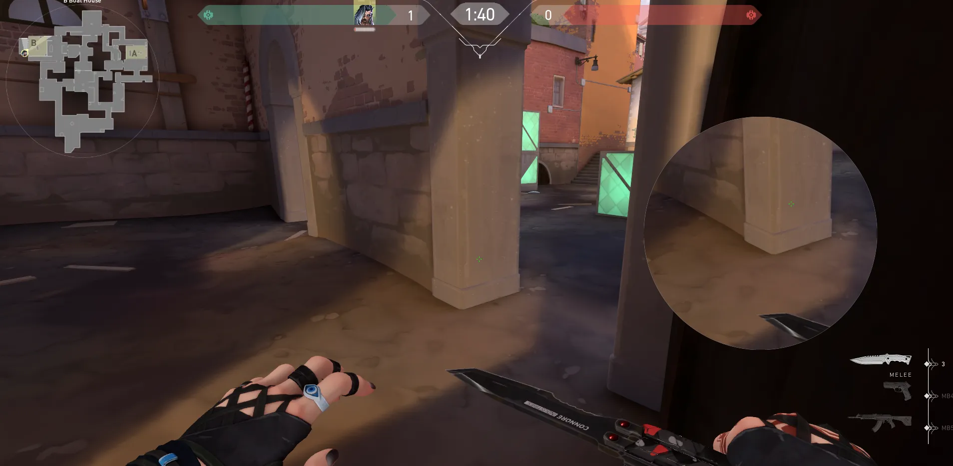 Fade Haunt on Ascent Defense Site B — step 1 of 3: Position — where to stand