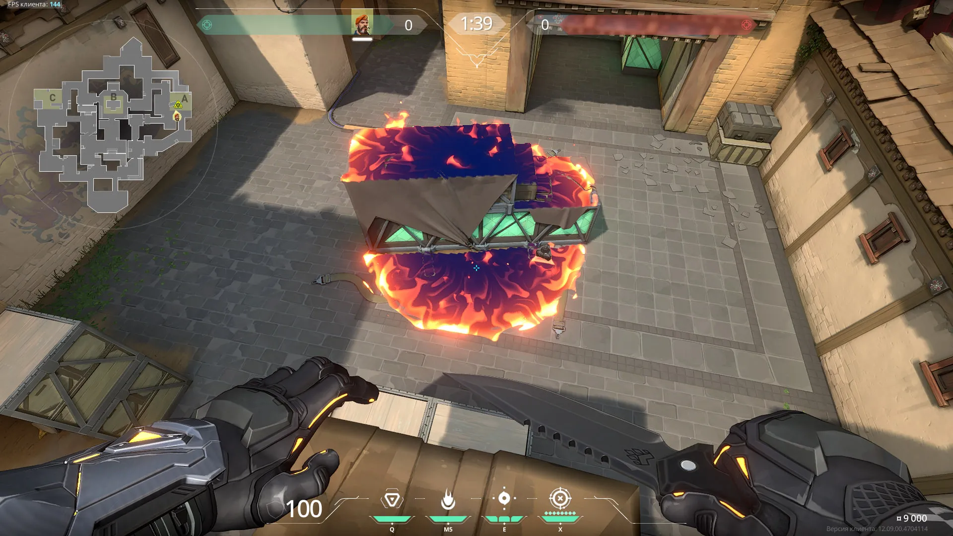 Brimstone Incendiary on Haven Attack Site A — step 3 of 3: Result