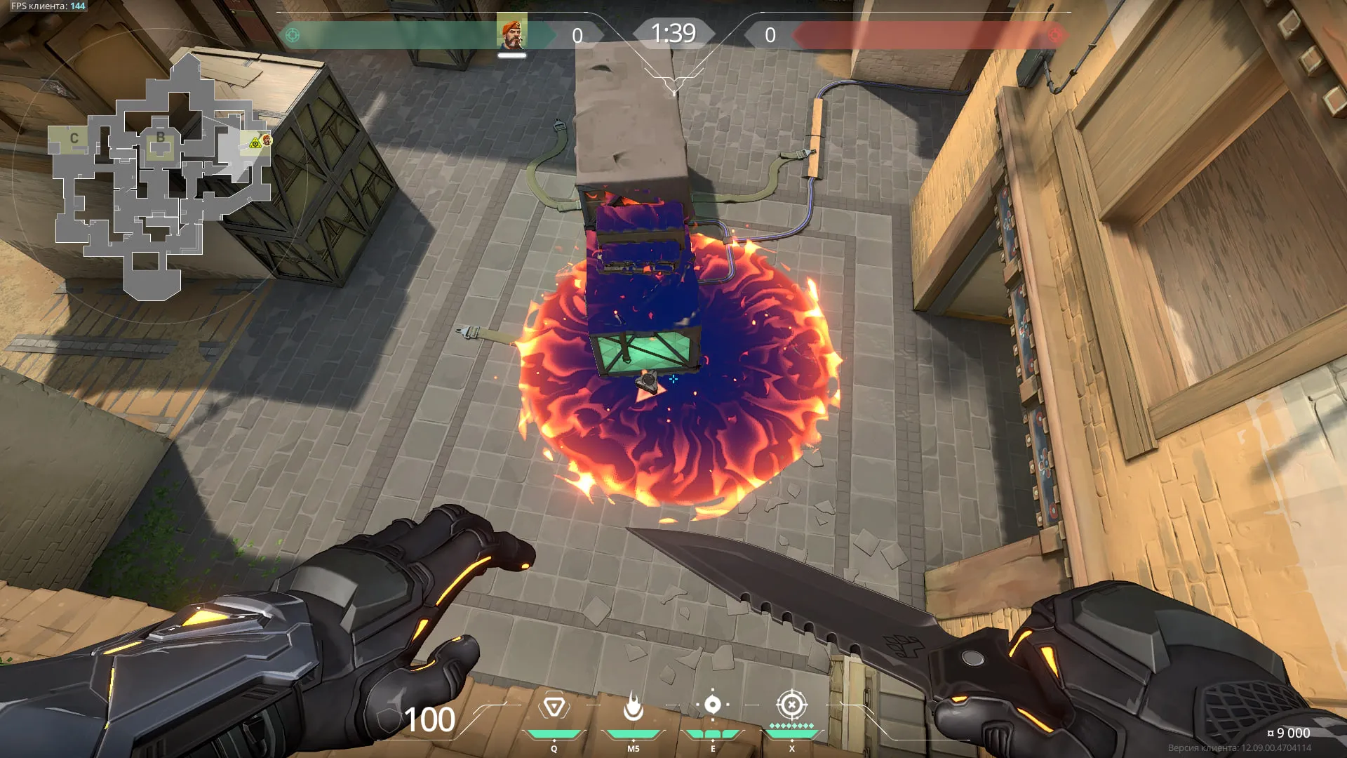 Brimstone Incendiary on Haven Attack Site A — step 3 of 3: Result