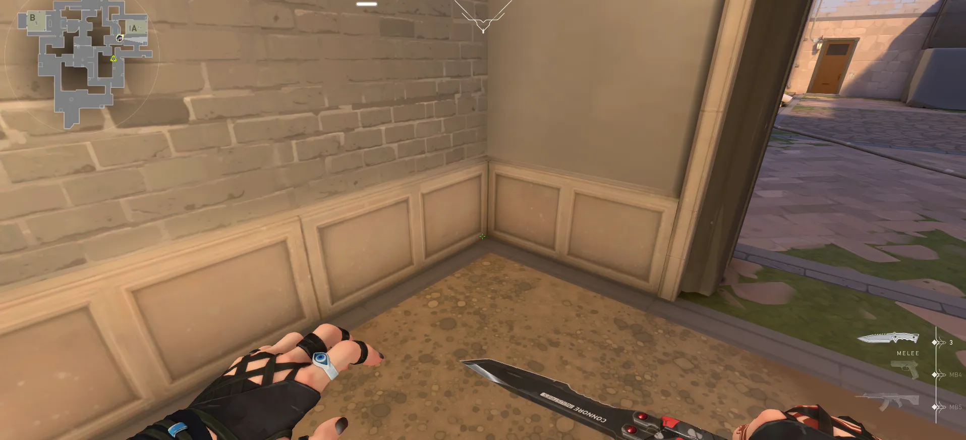 Fade Haunt on Ascent Defense Site A — step 1 of 3: Position — where to stand