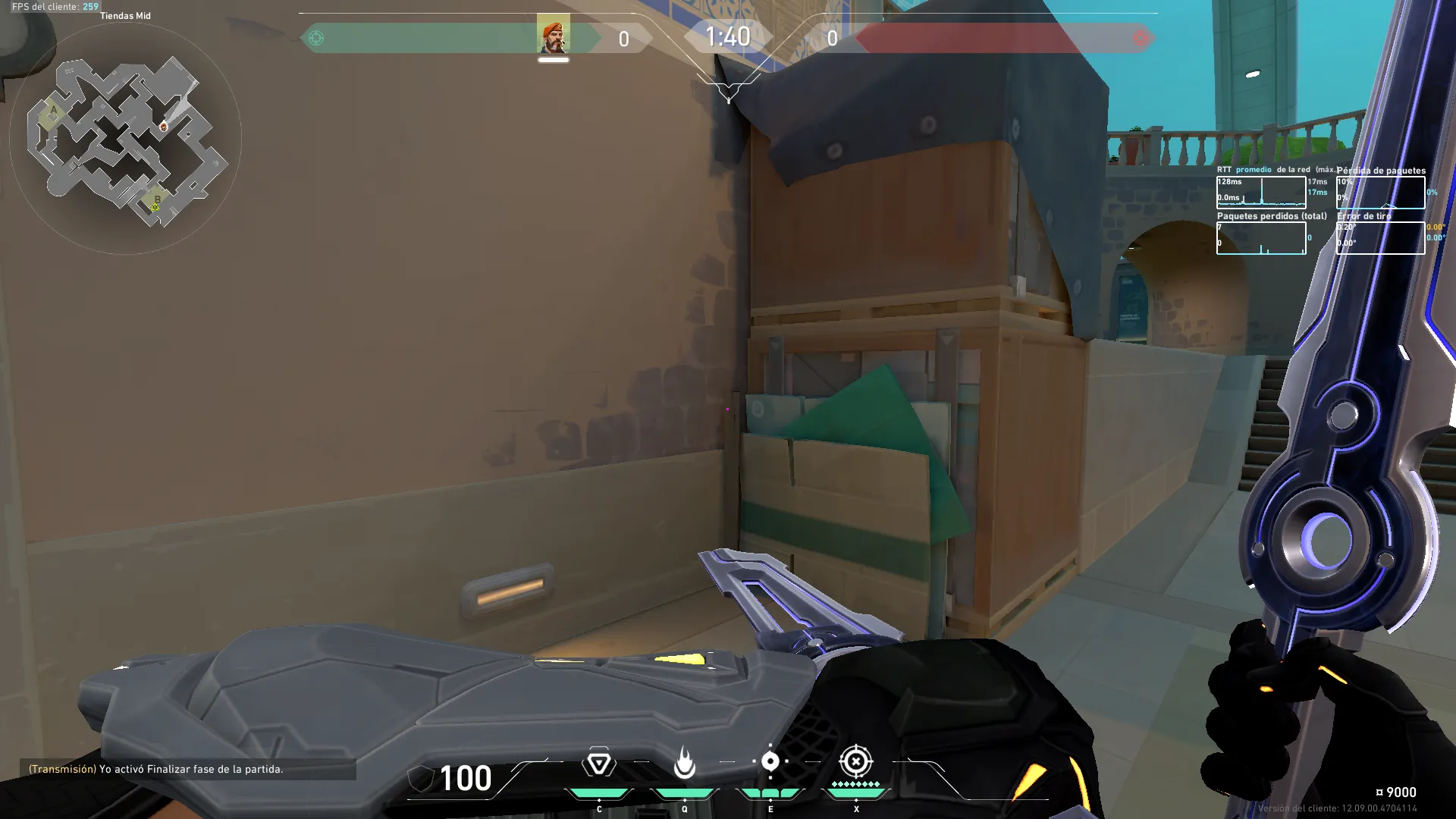 Brimstone Incendiary on Pearl Attack Site B — step 1 of 3: Position — where to stand