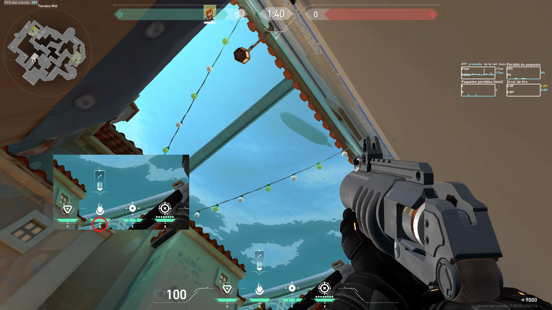 Brimstone Incendiary on Pearl Attack Site B — step 2 of 3: Aim — line up the shot