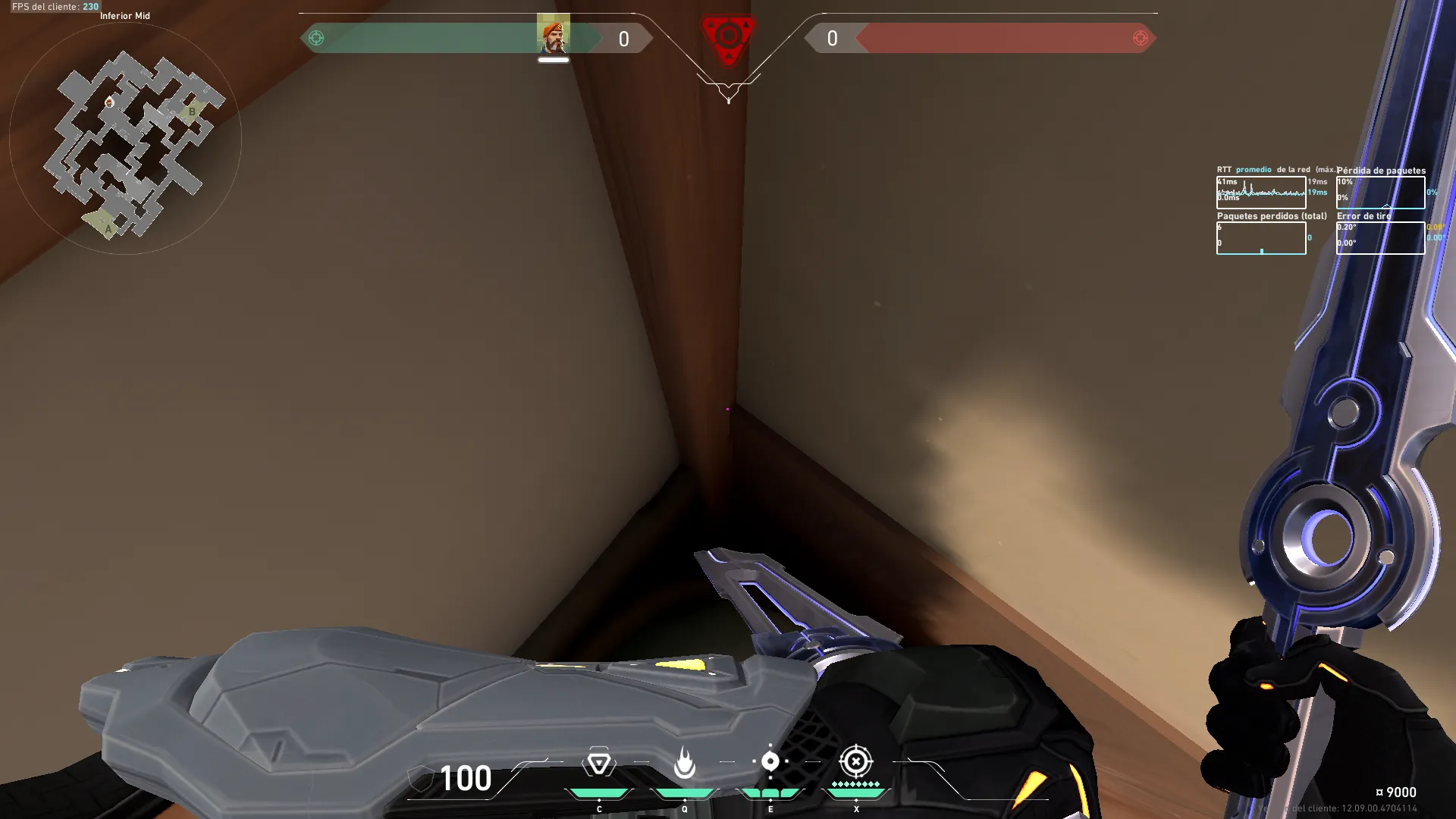Brimstone Incendiary on Split Attack Site A — step 1 of 3: Position — where to stand