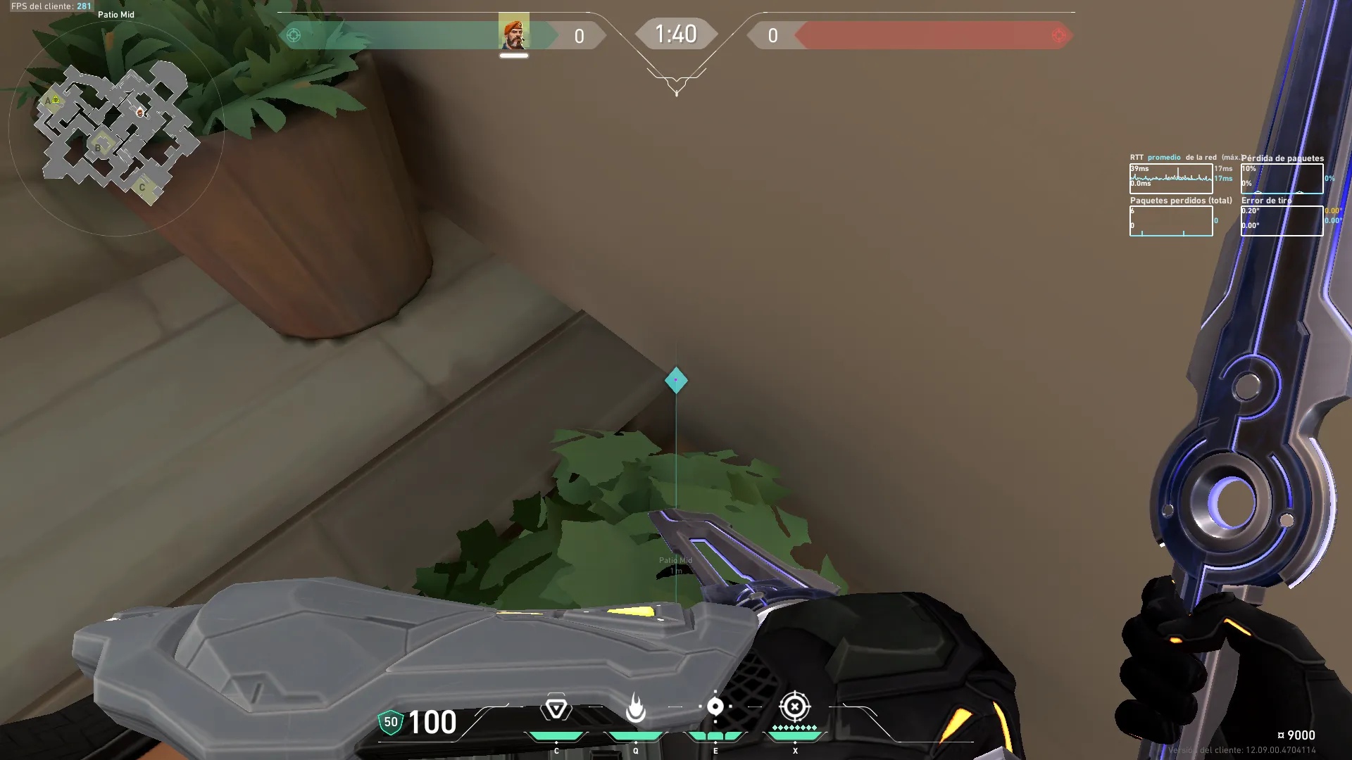 Brimstone Incendiary on Haven Attack Site C — step 1 of 3: Position — where to stand