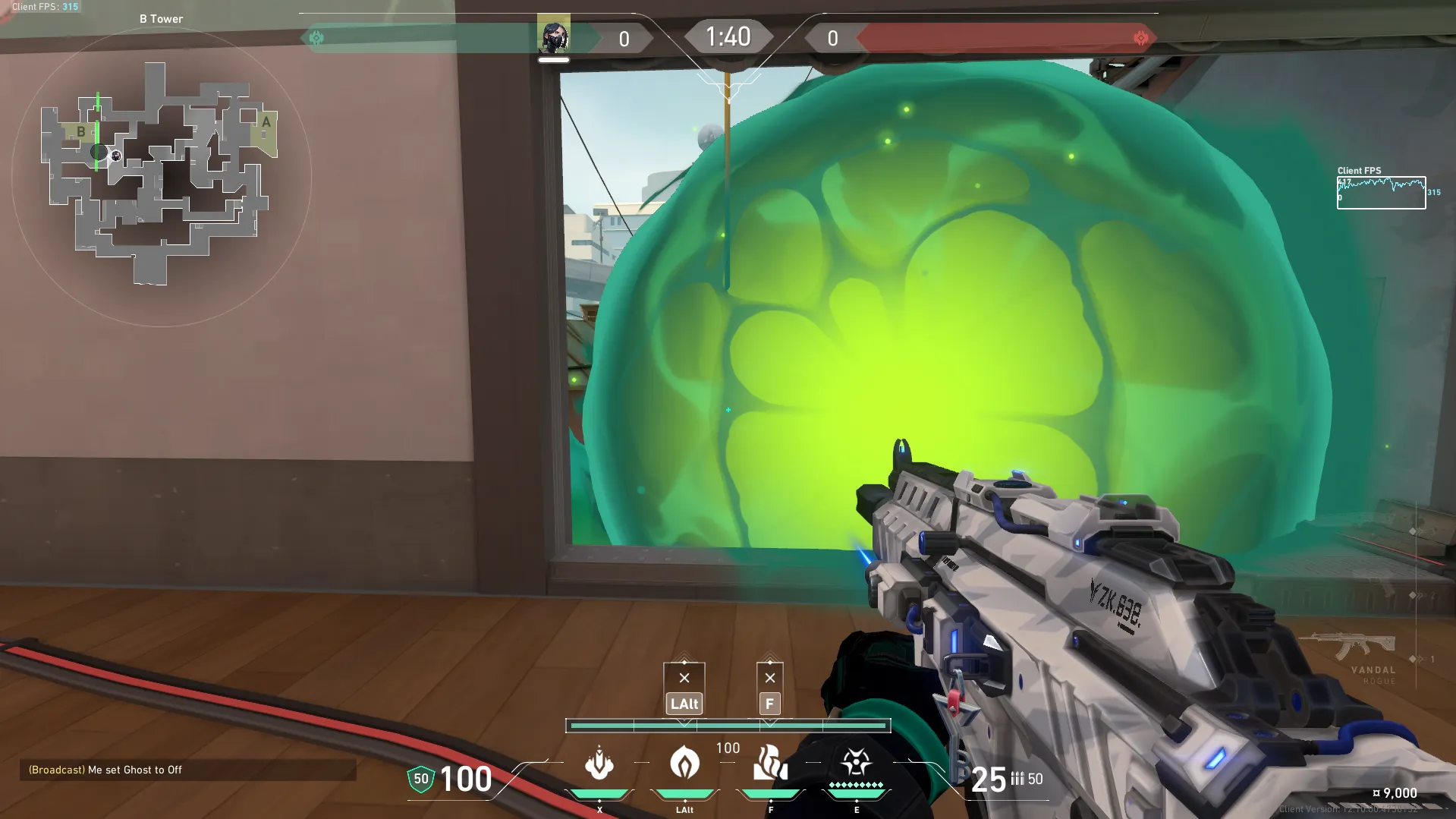 Viper Poison Cloud on Split Attack Site B — step 3 of 3: Result