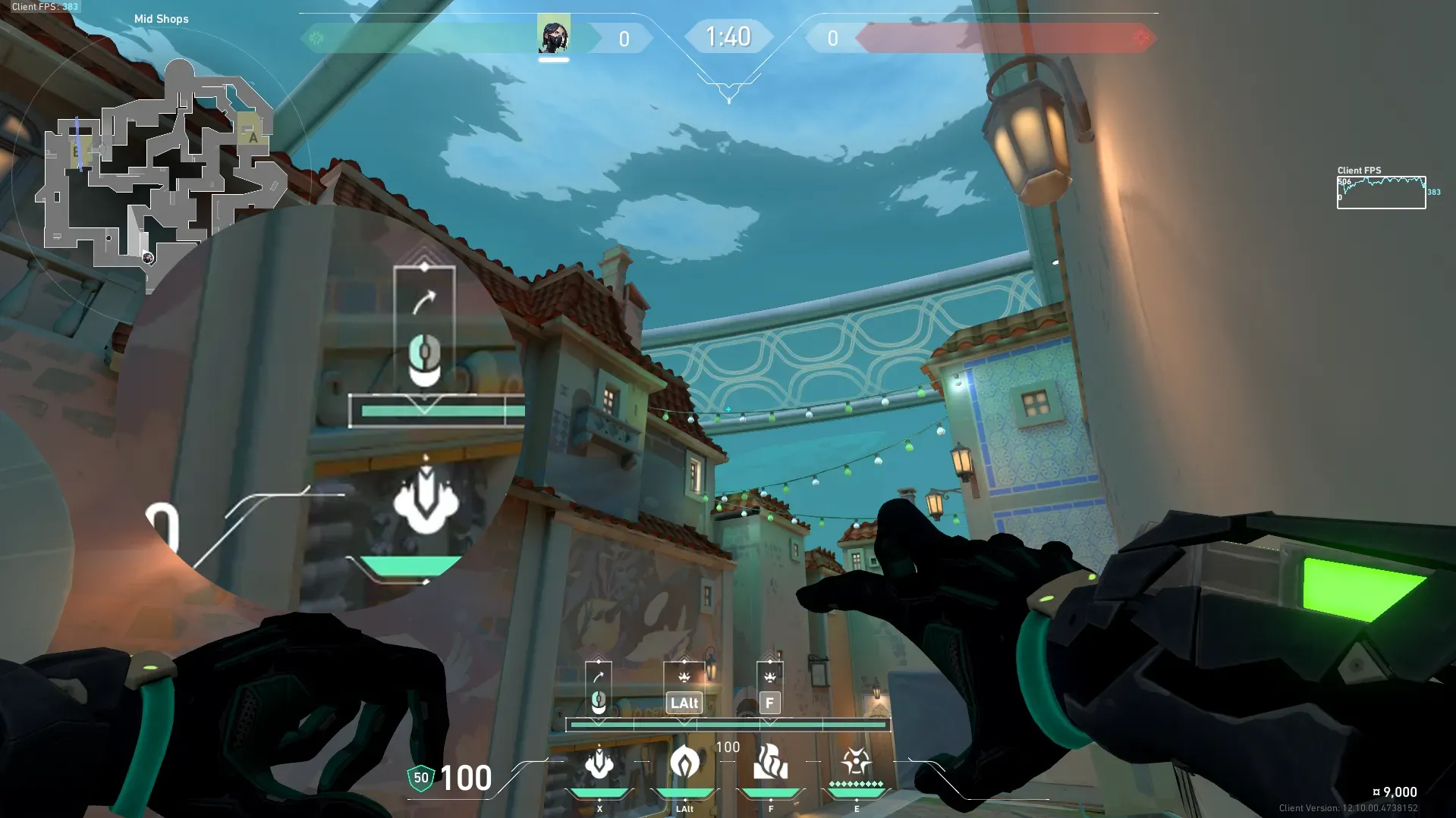 Viper Snake Bite on Pearl Attack Site B — step 2 of 3: Aim — line up the shot