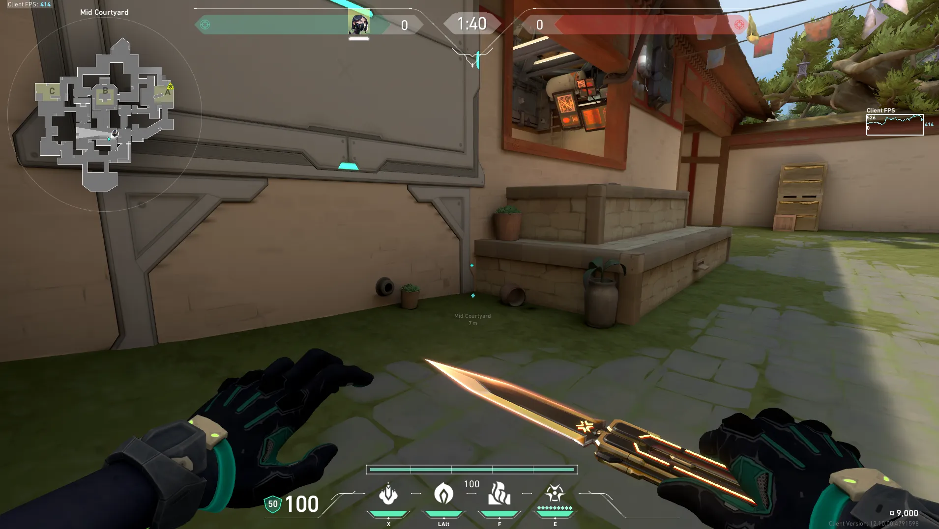 Viper Snake Bite on Haven Attack Site A — step 1 of 3: Position — where to stand