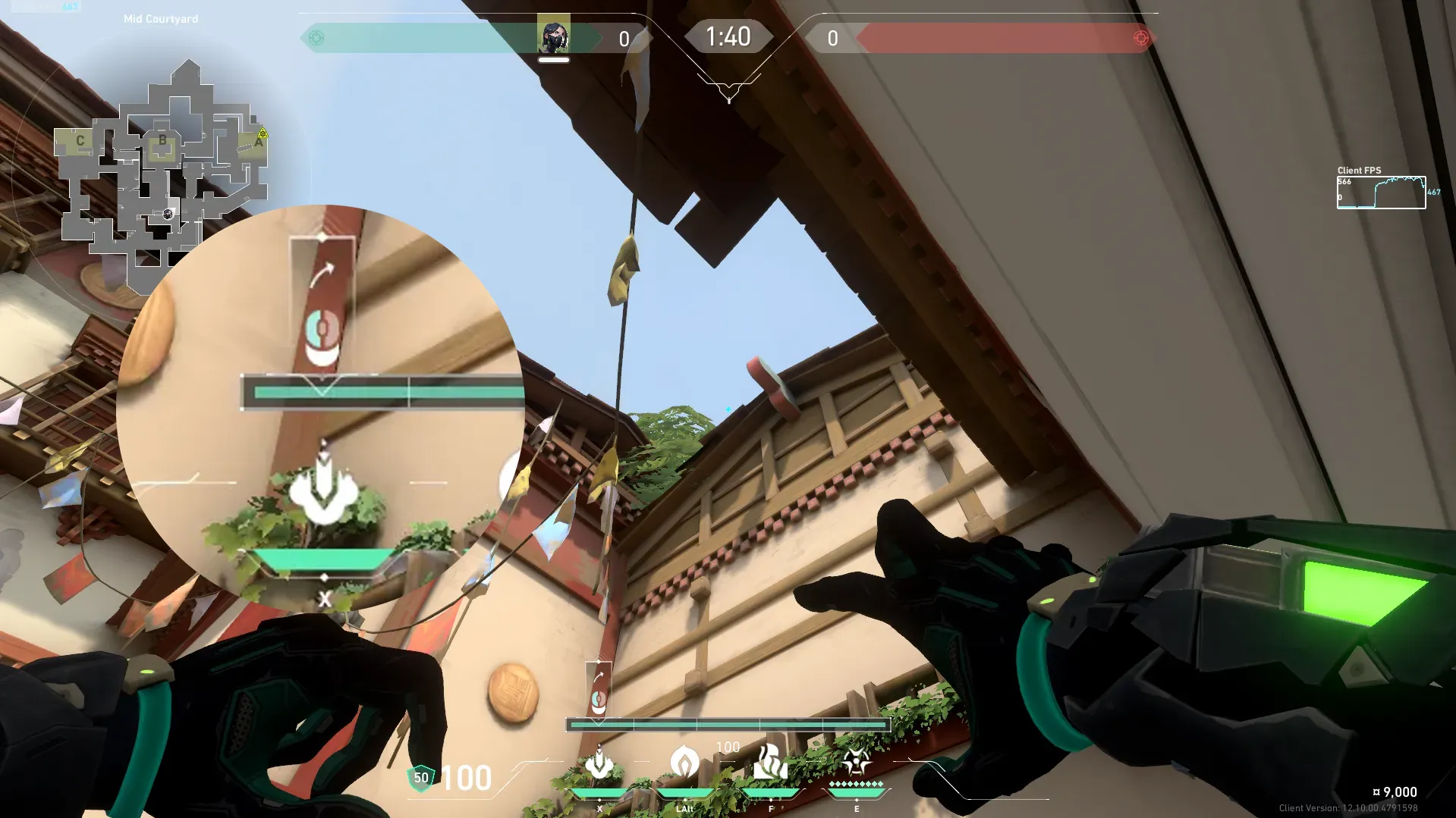 Viper Snake Bite on Haven Attack Site A — step 2 of 3: Aim — line up the shot