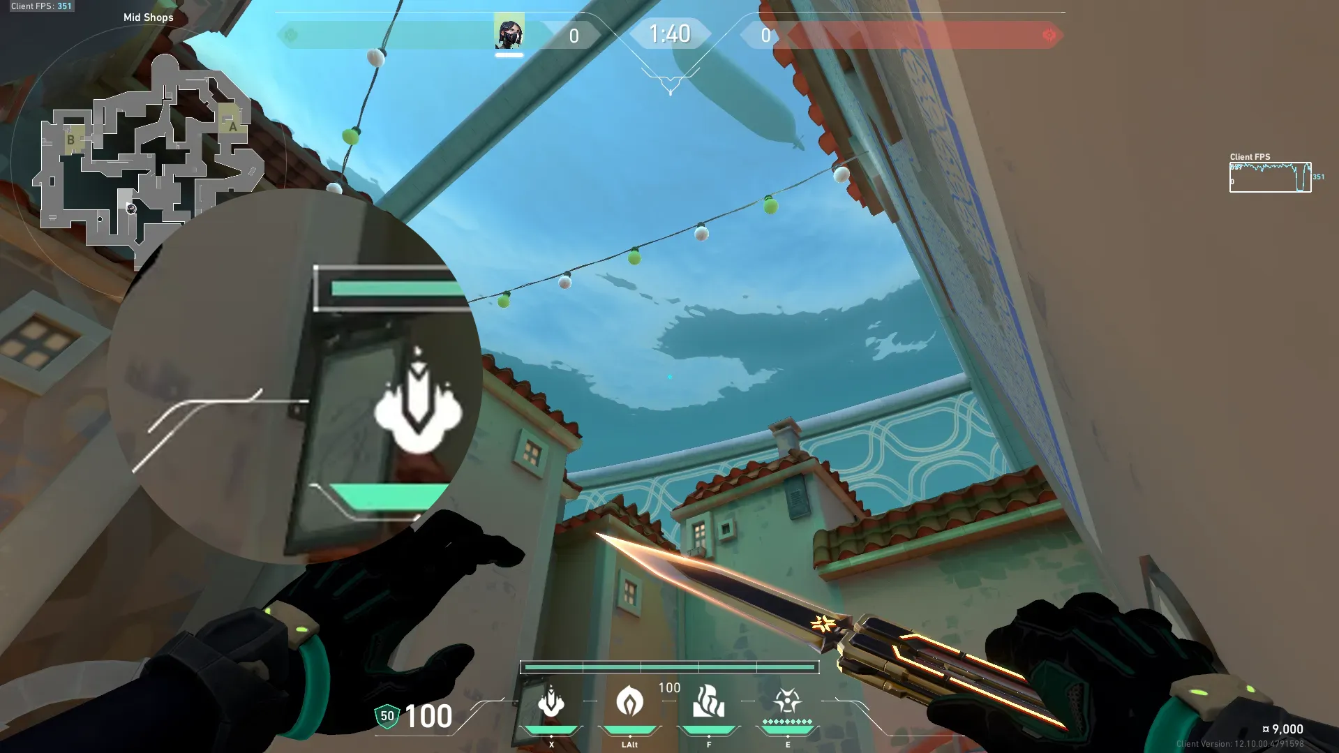 Viper Poison Cloud on Pearl Attack Site B — step 2 of 3: Aim — line up the shot