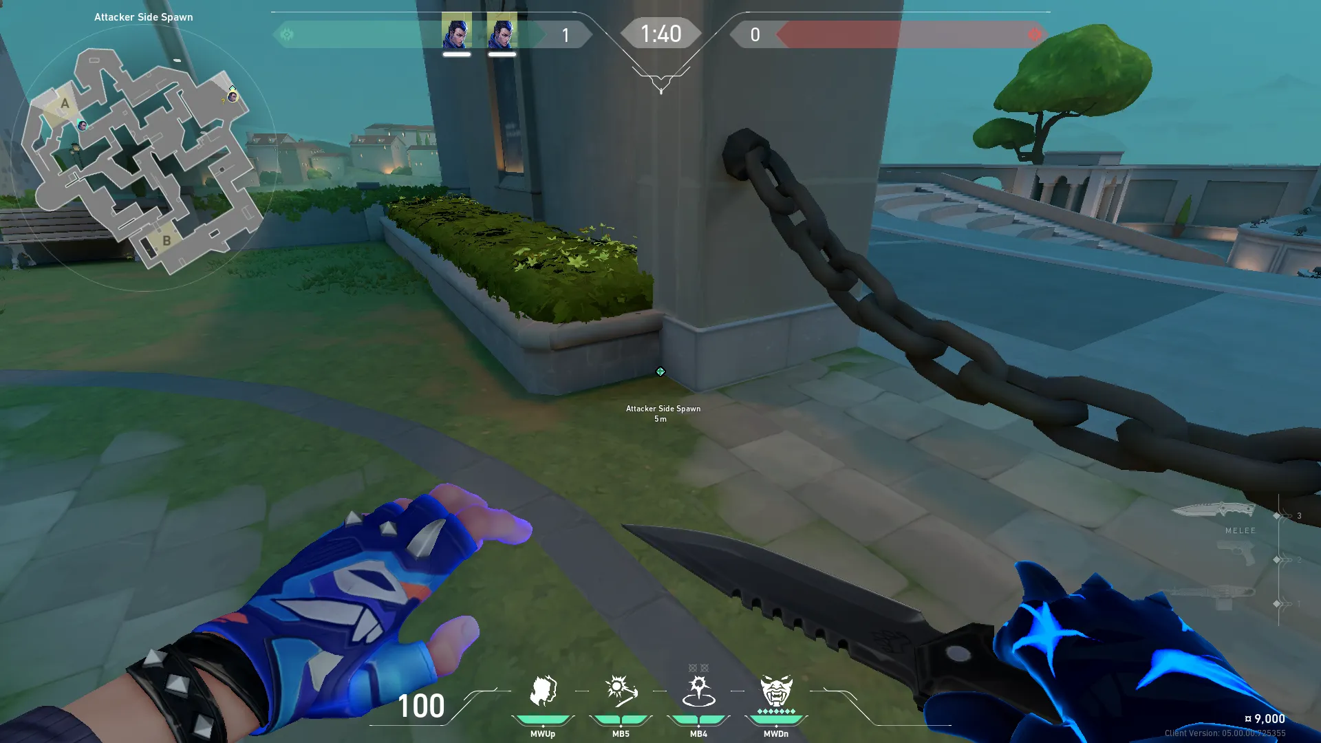 Yoru Gatecrash on Pearl Attack Site B — step 1 of 3: Position — where to stand
