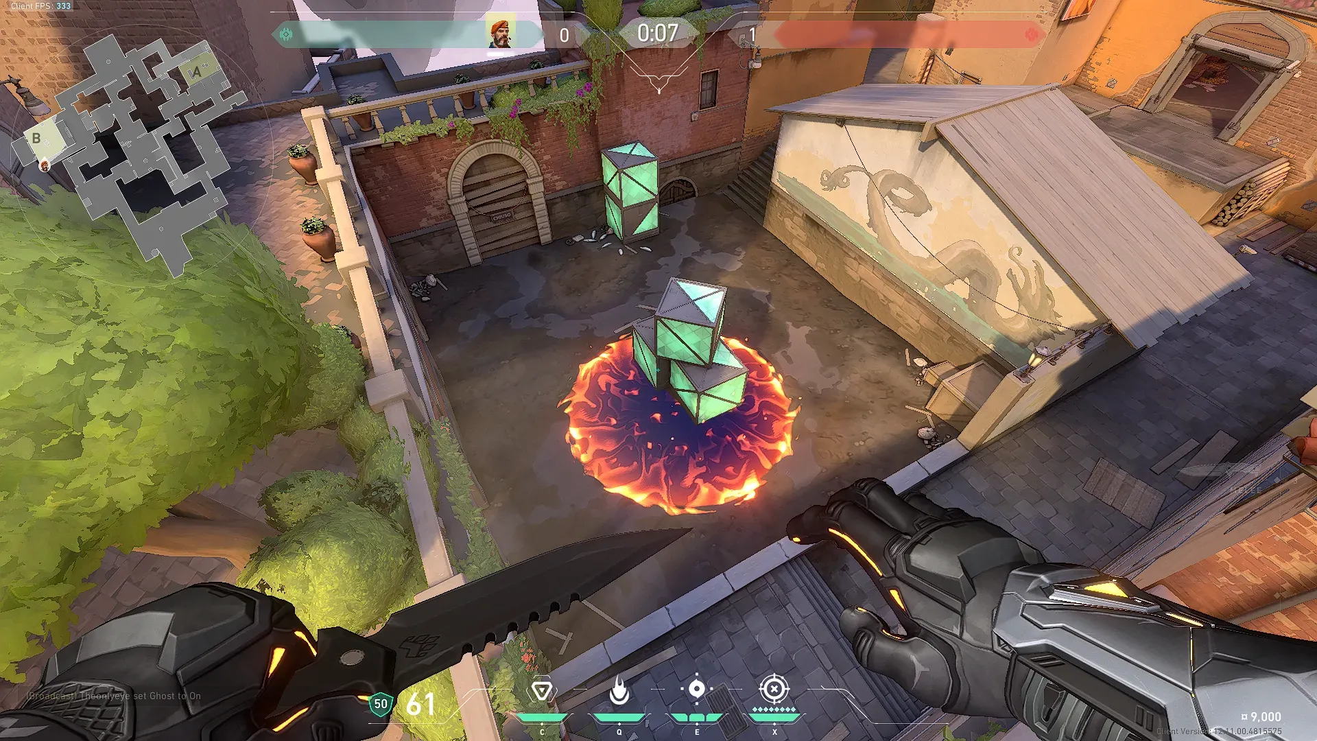 Brimstone Incendiary on Ascent Attack Site B — step 3 of 3: Result
