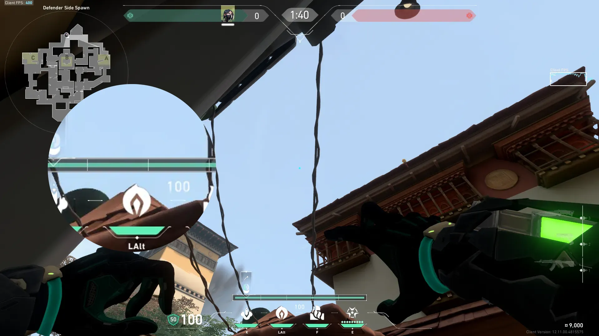 Viper Snake Bite on Haven Defense Site A — step 2 of 4: Aim — line up the shot