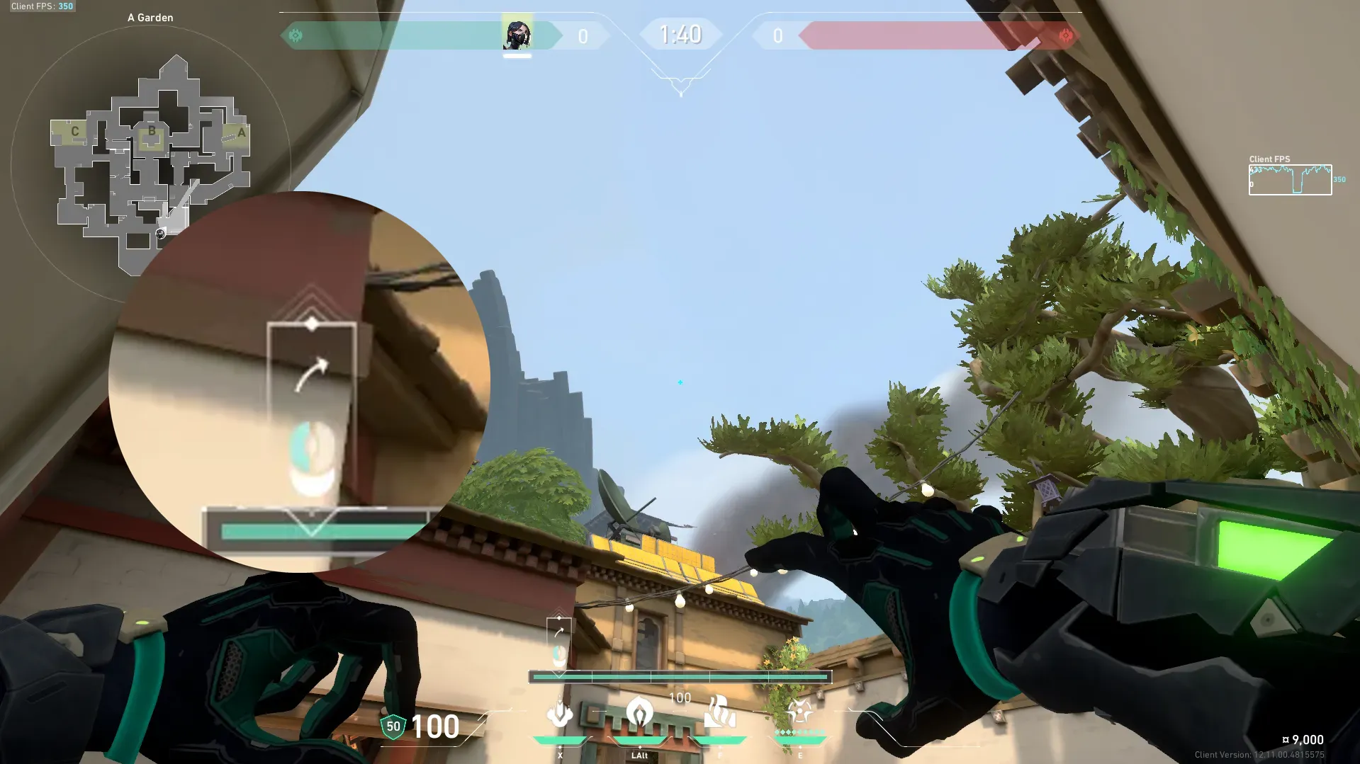 Viper Snake Bite on Haven Attack Site A — step 2 of 3: Aim — line up the shot