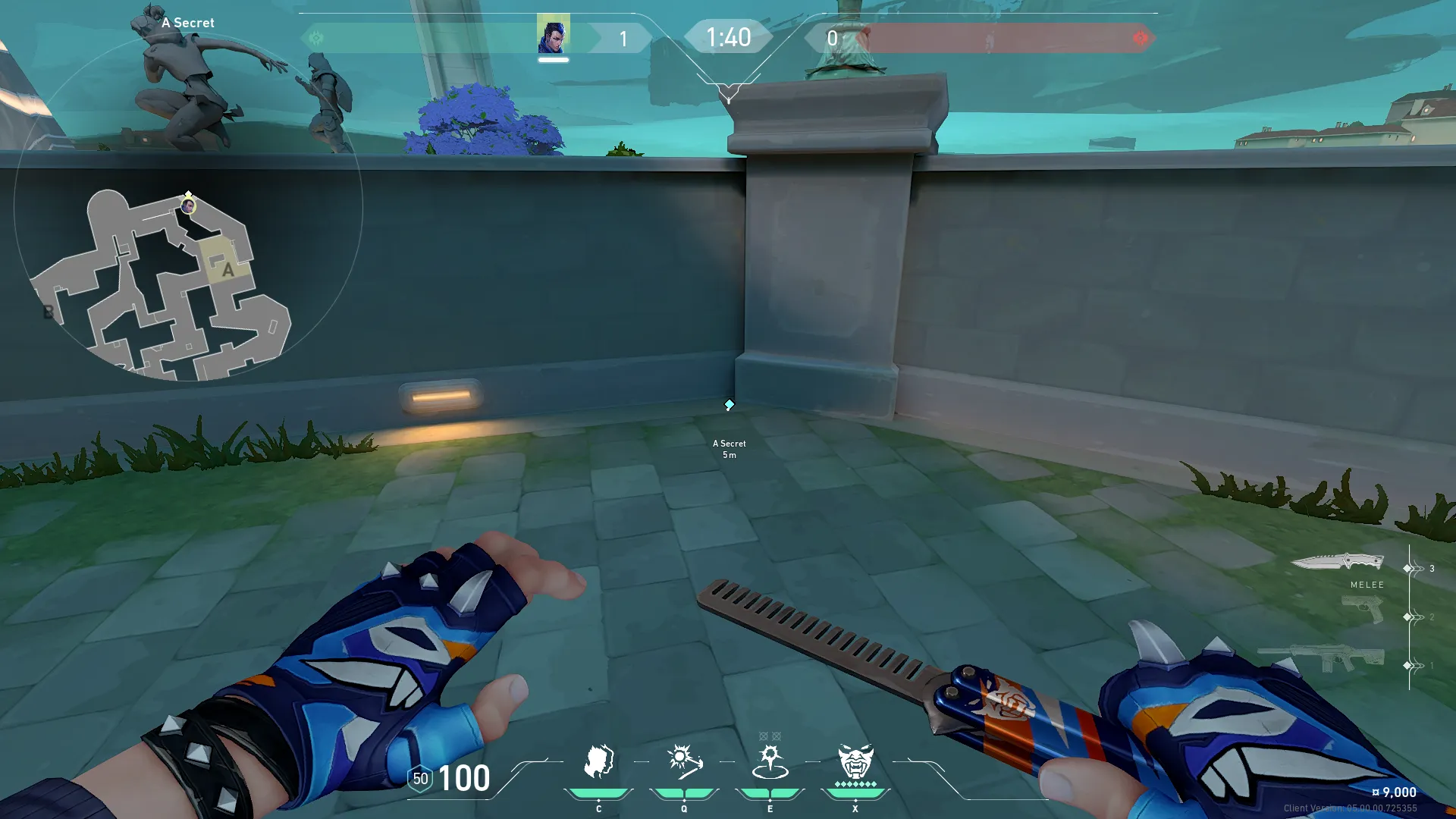 Yoru Gatecrash on Pearl Defense Site A — step 1 of 3: Position — where to stand