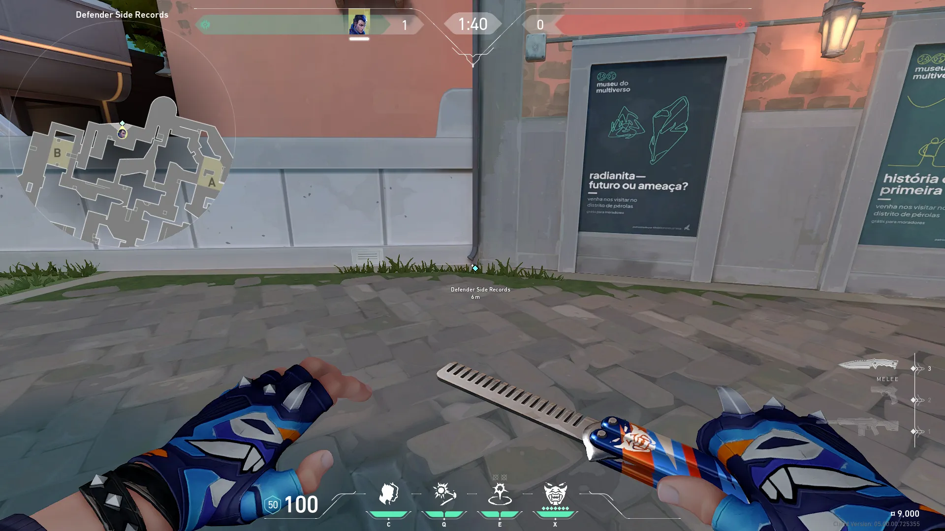 Yoru Gatecrash on Pearl Defense Site B — step 1 of 3: Position — where to stand