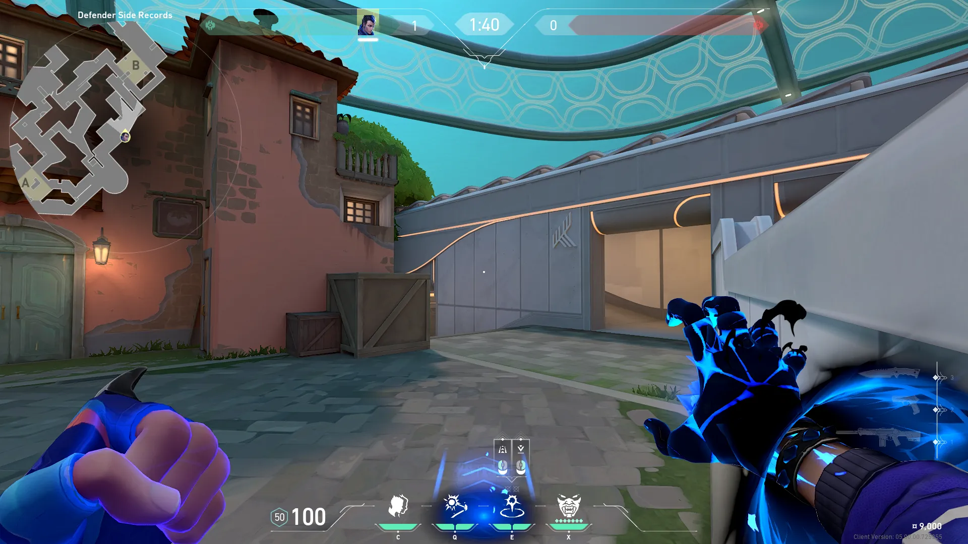 Yoru Gatecrash on Pearl Defense Site B — step 2 of 3: Aim — line up the shot